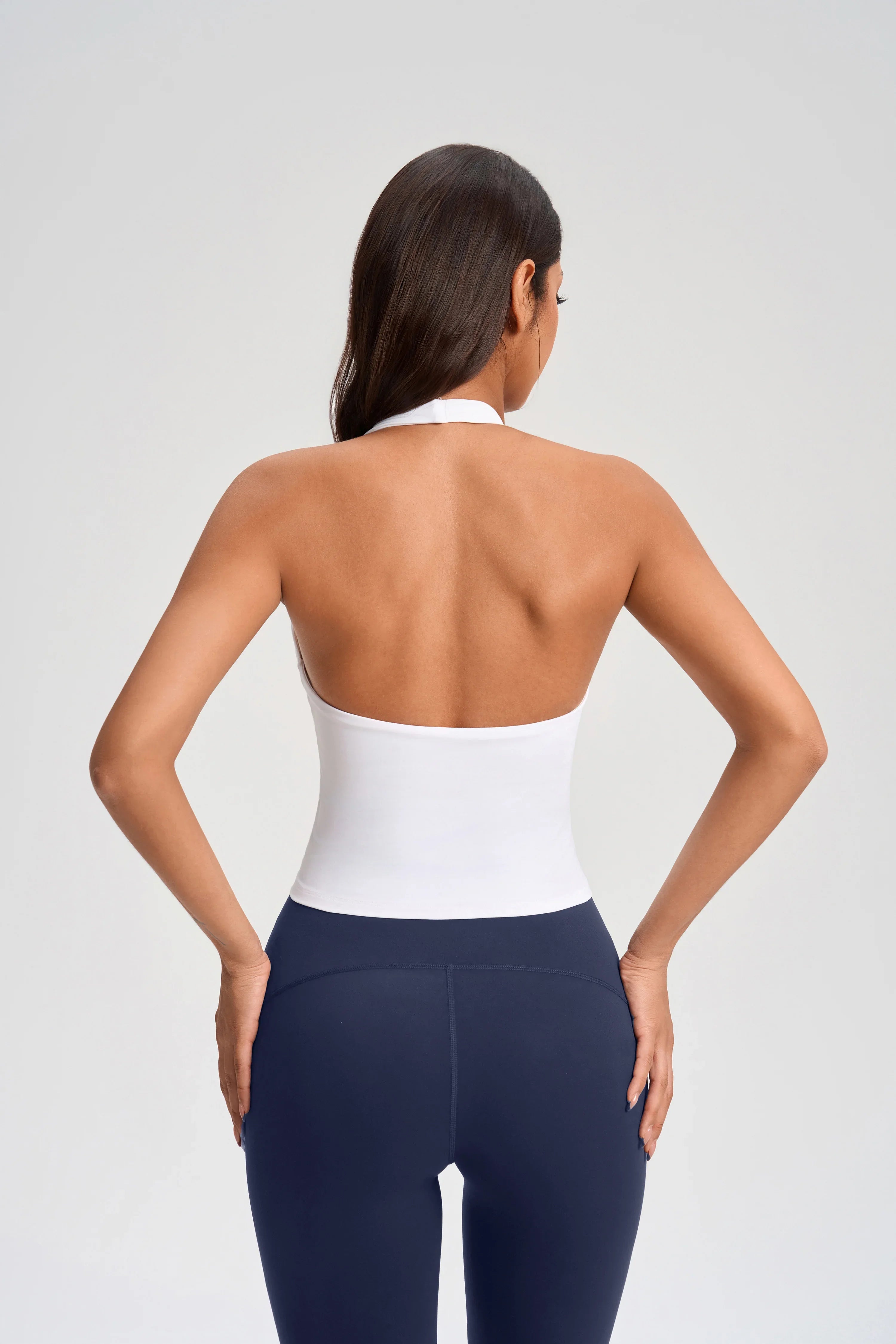 Wrap Front Deep-V Sports Top