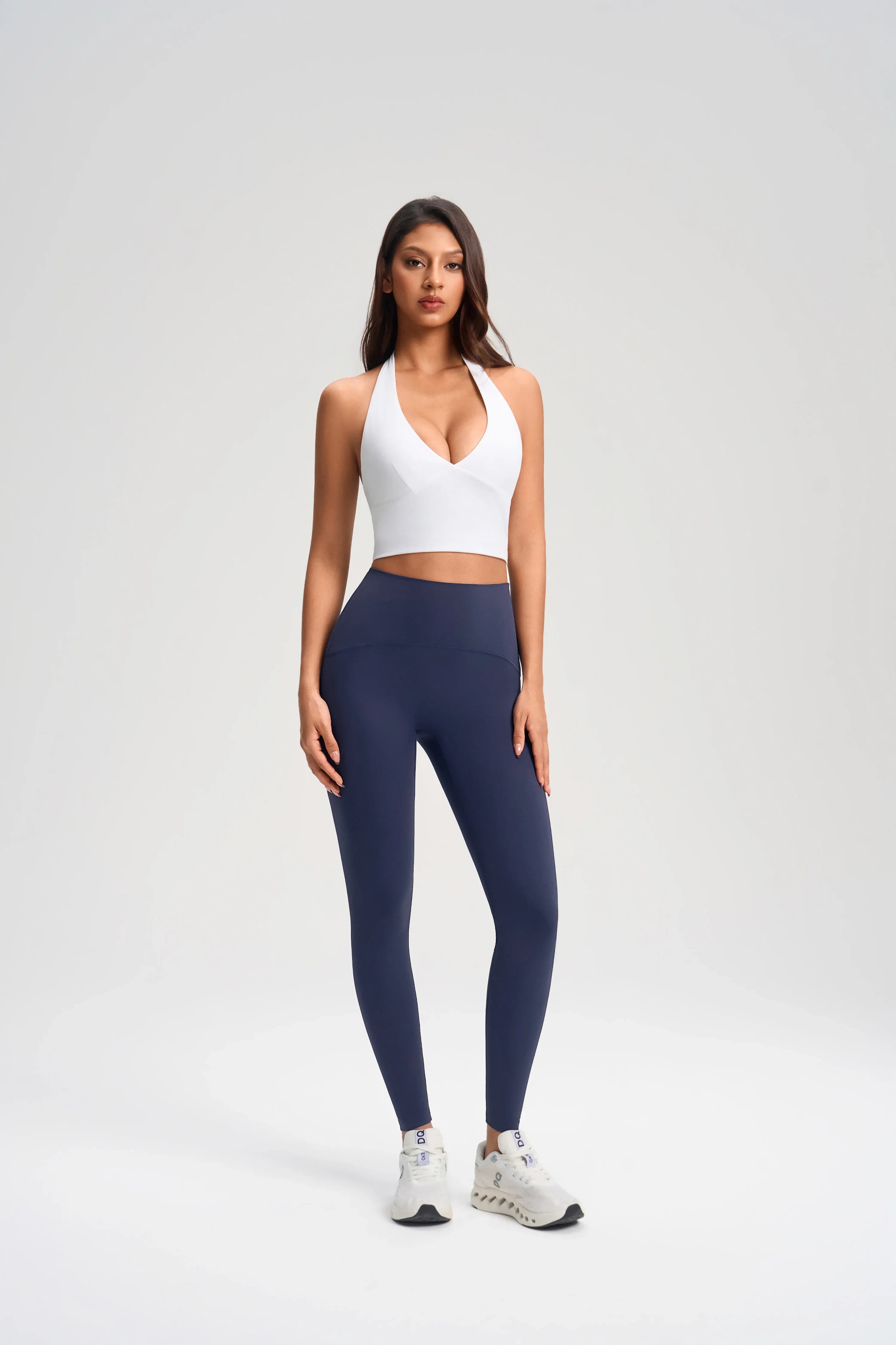 Wrap Front Deep-V Sports Top