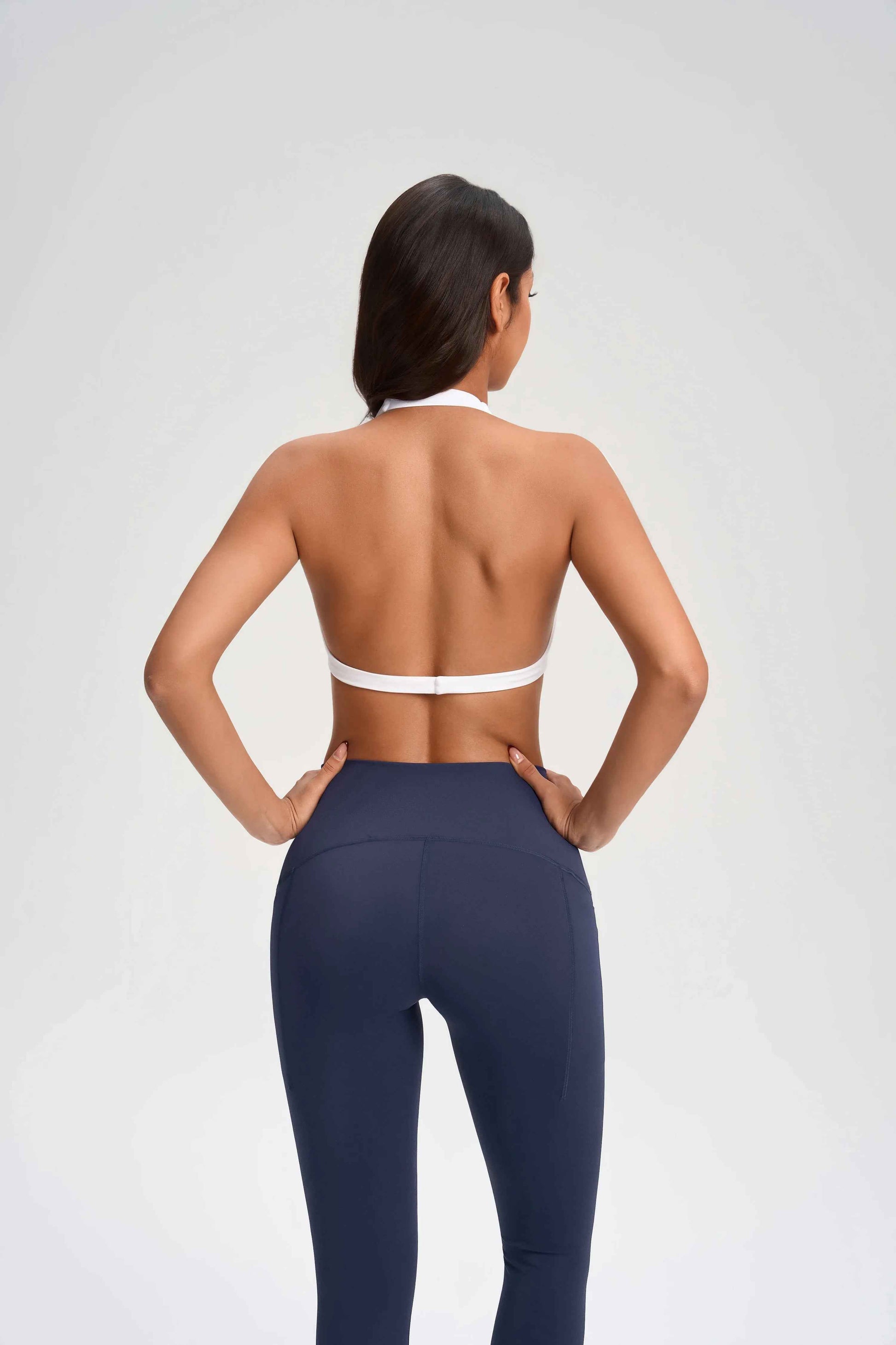 Wrap Neck Deep-V Yoga Bra