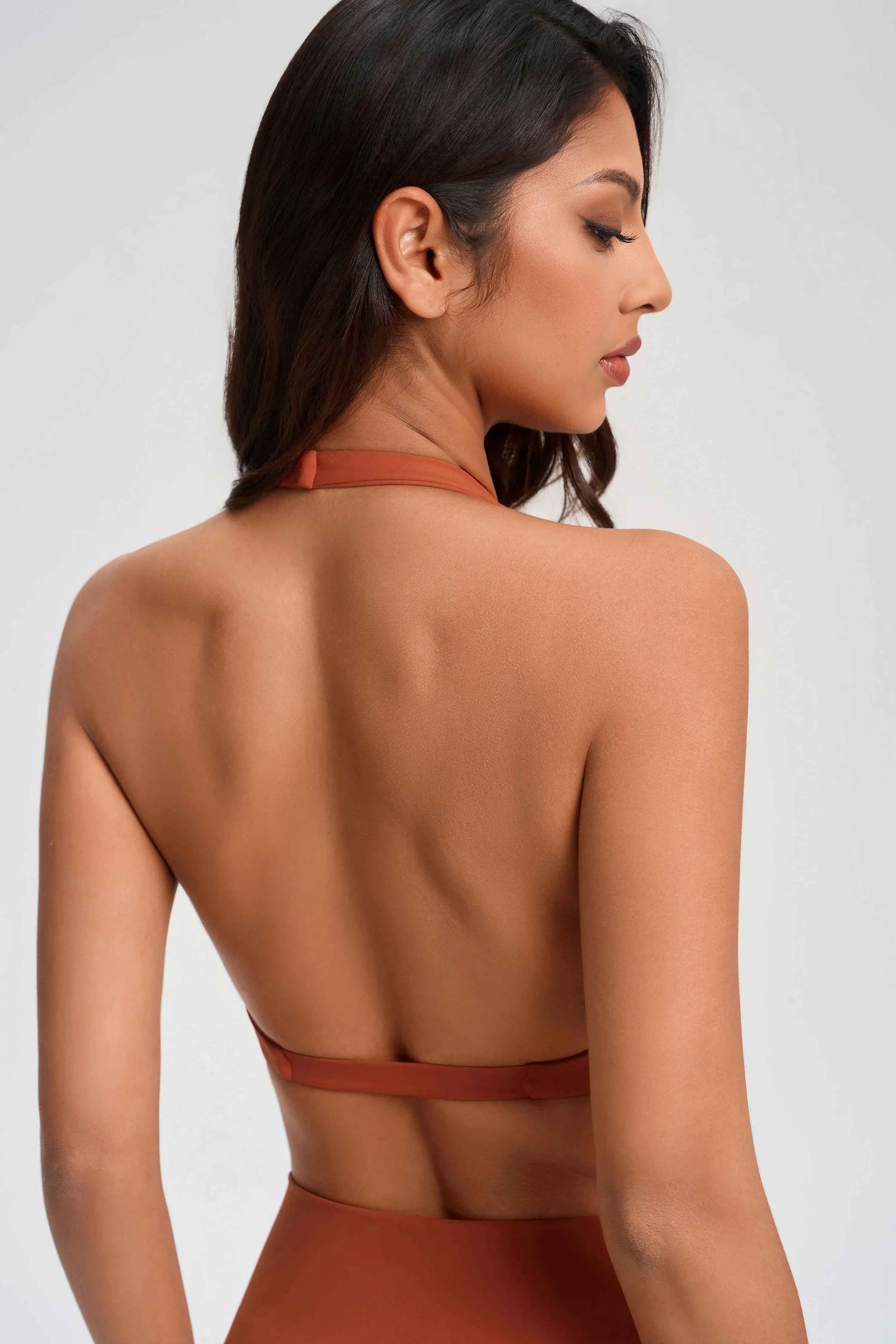 Wrap Neck Deep-V Yoga Bra