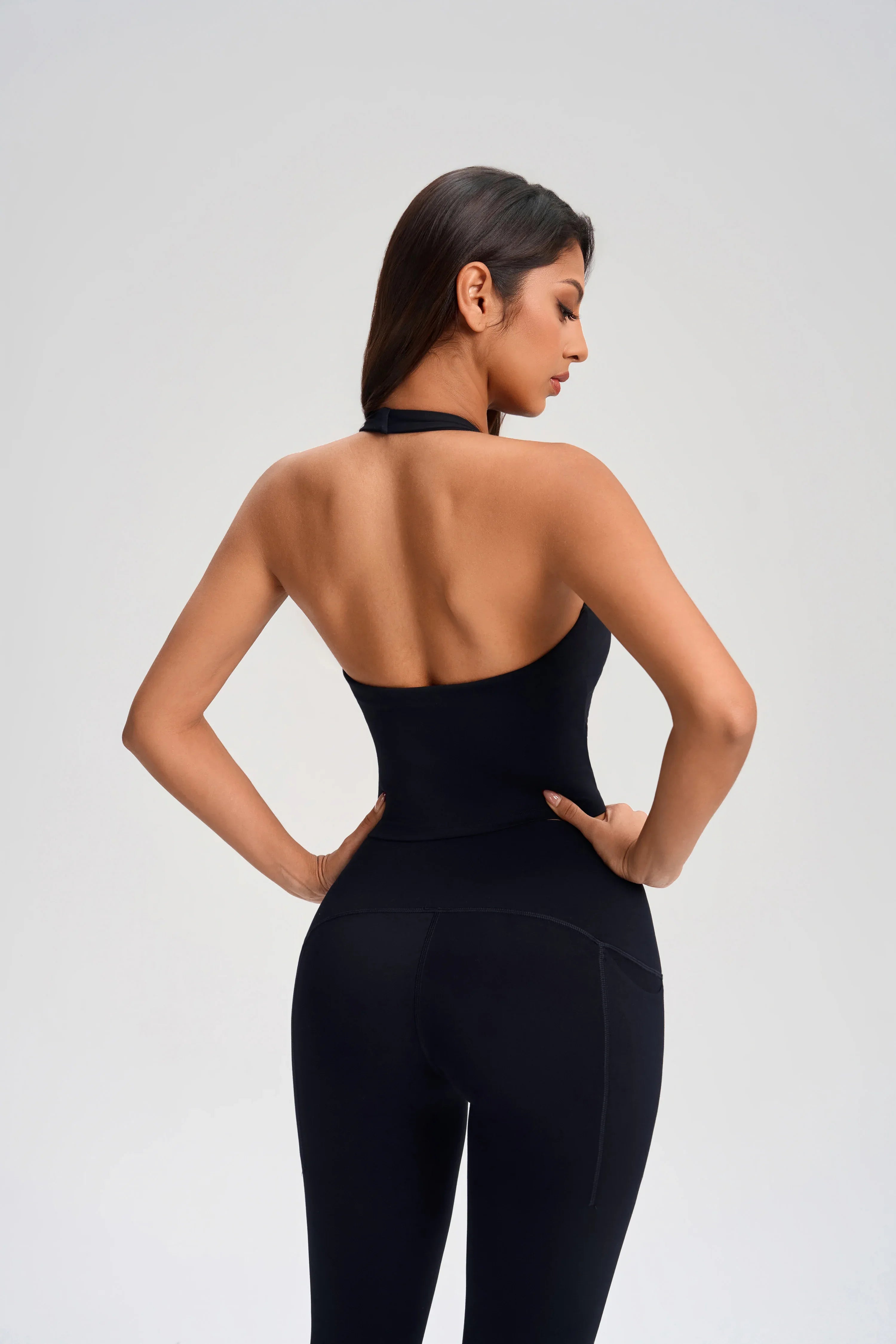 Wrap Front Deep-V Sports Top