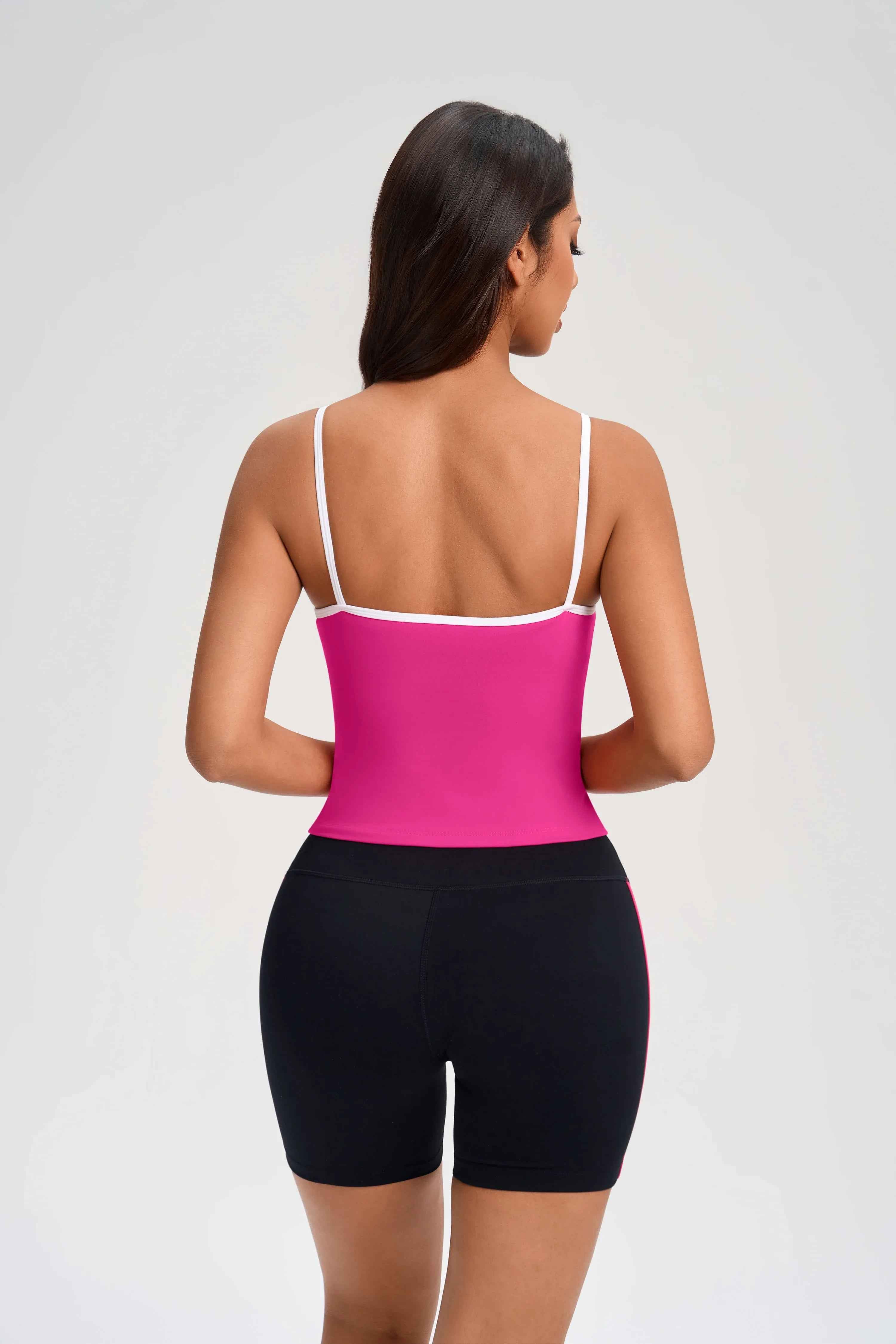 Built-in Bra Backless Workout Tank