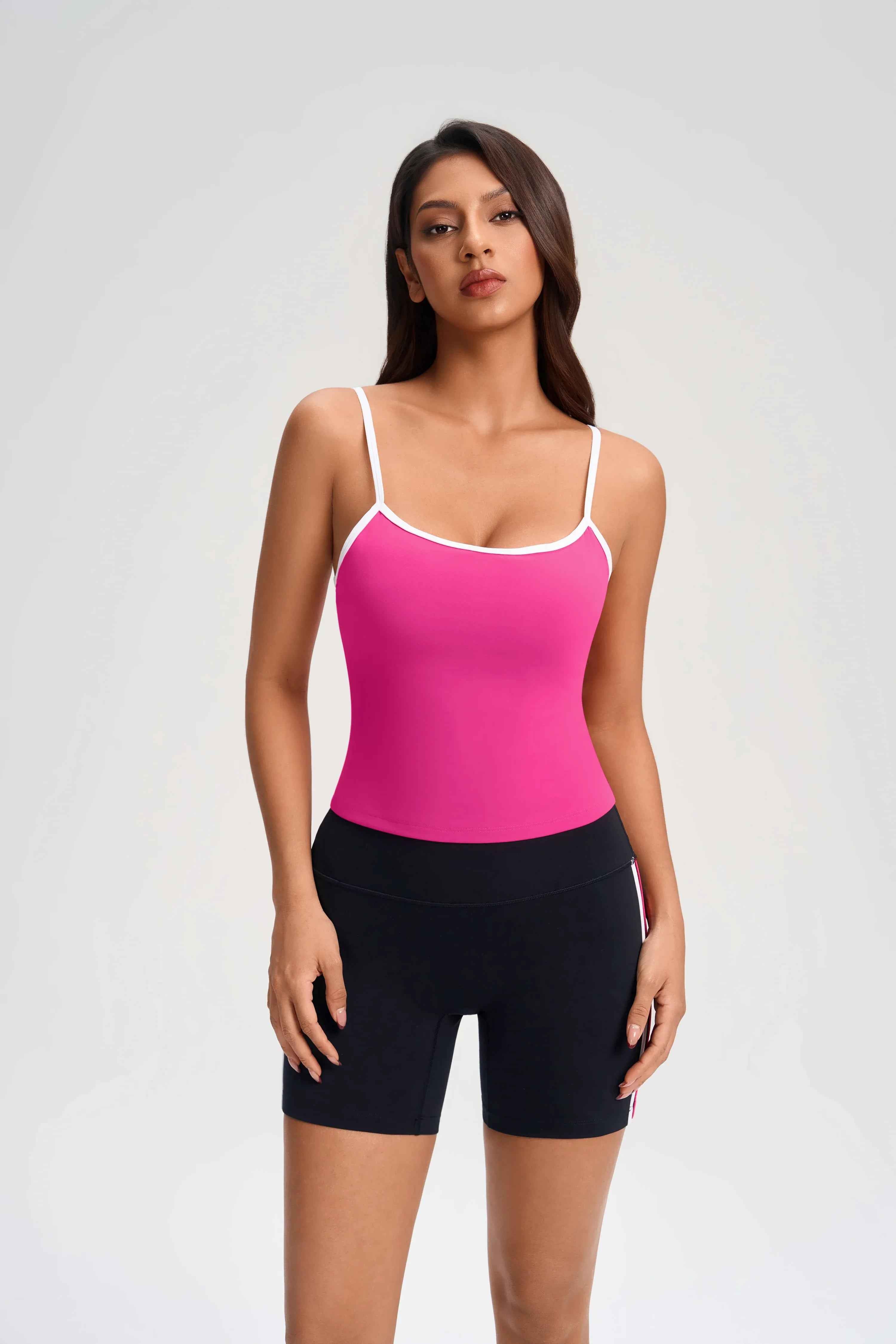 Built-in Bra Backless Workout Tank