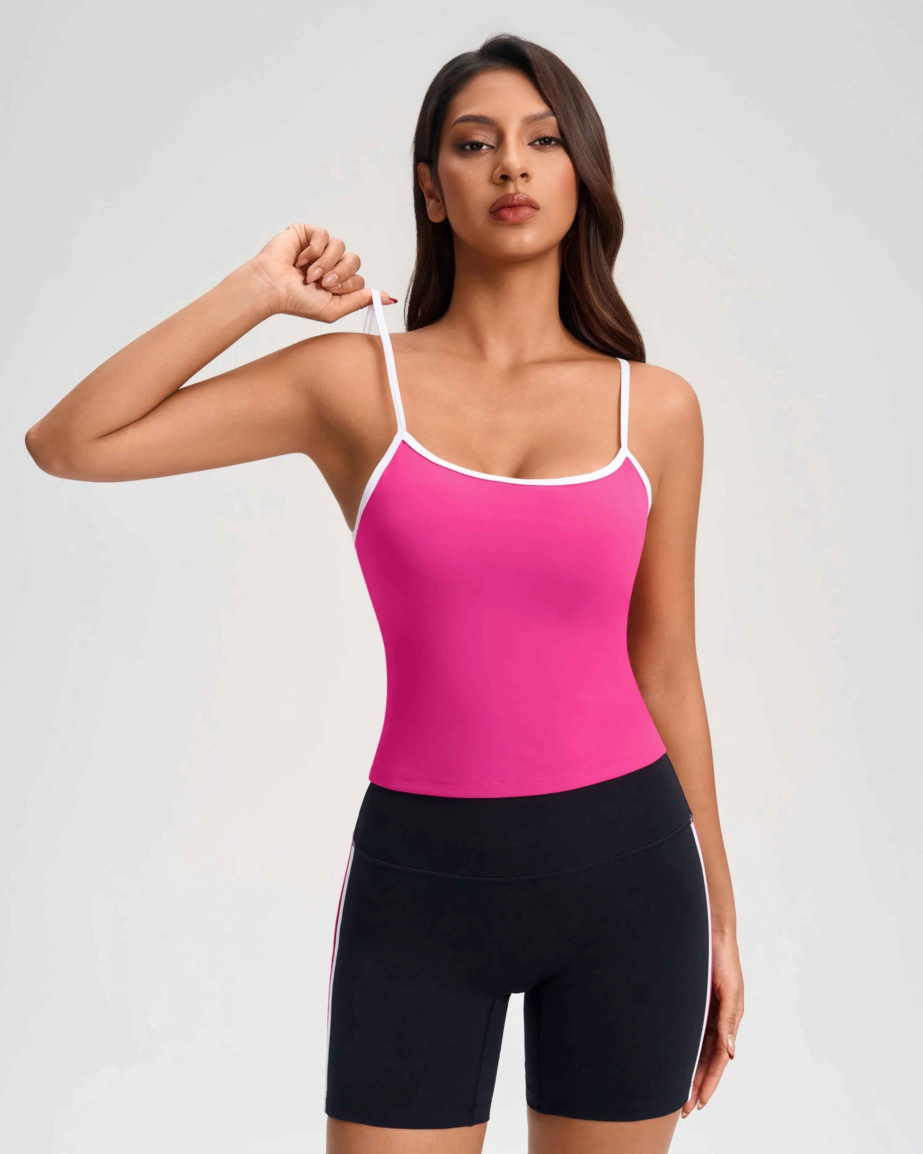 Built-in Bra Backless Workout Tank