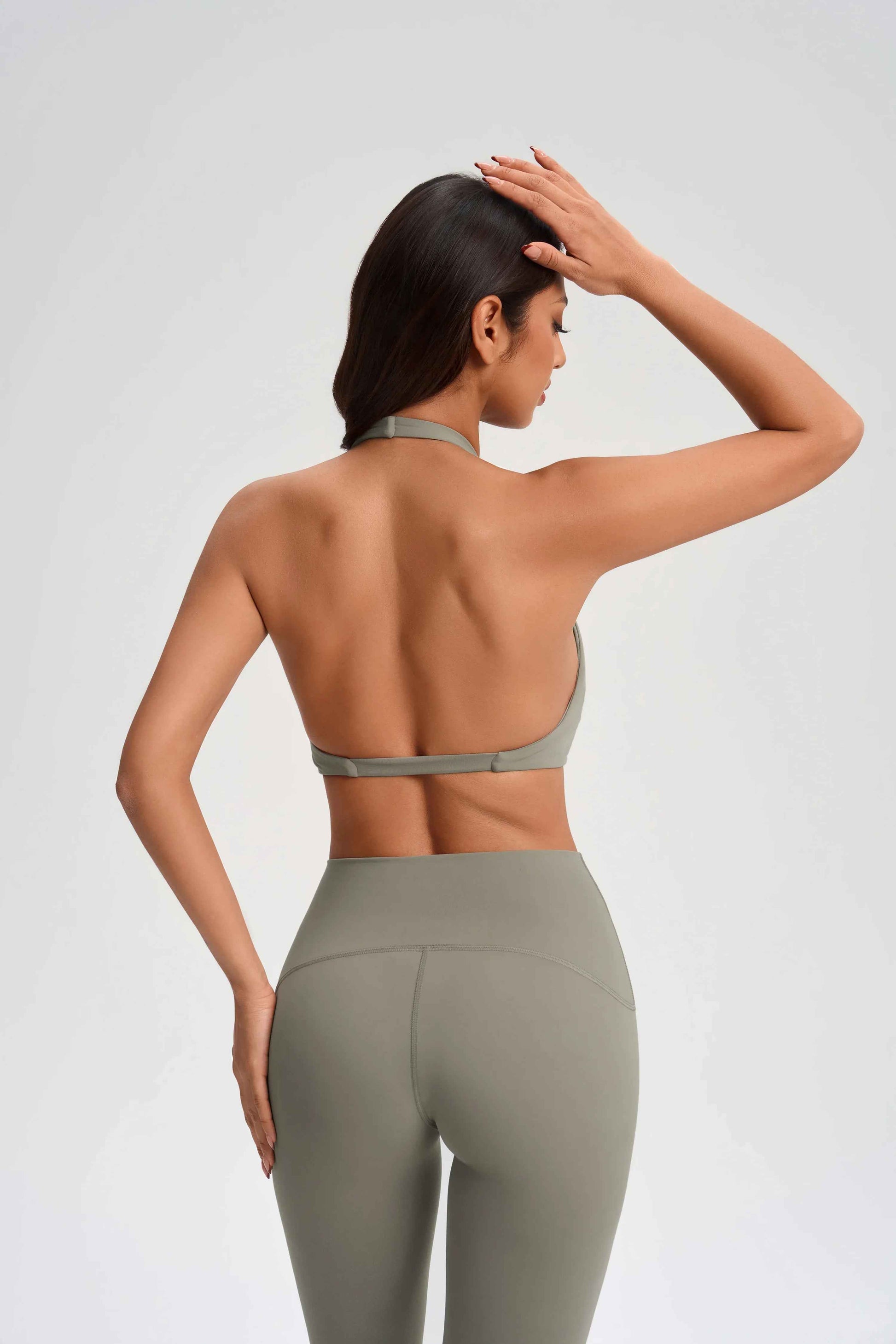 Wrap Neck Deep-V Yoga Bra