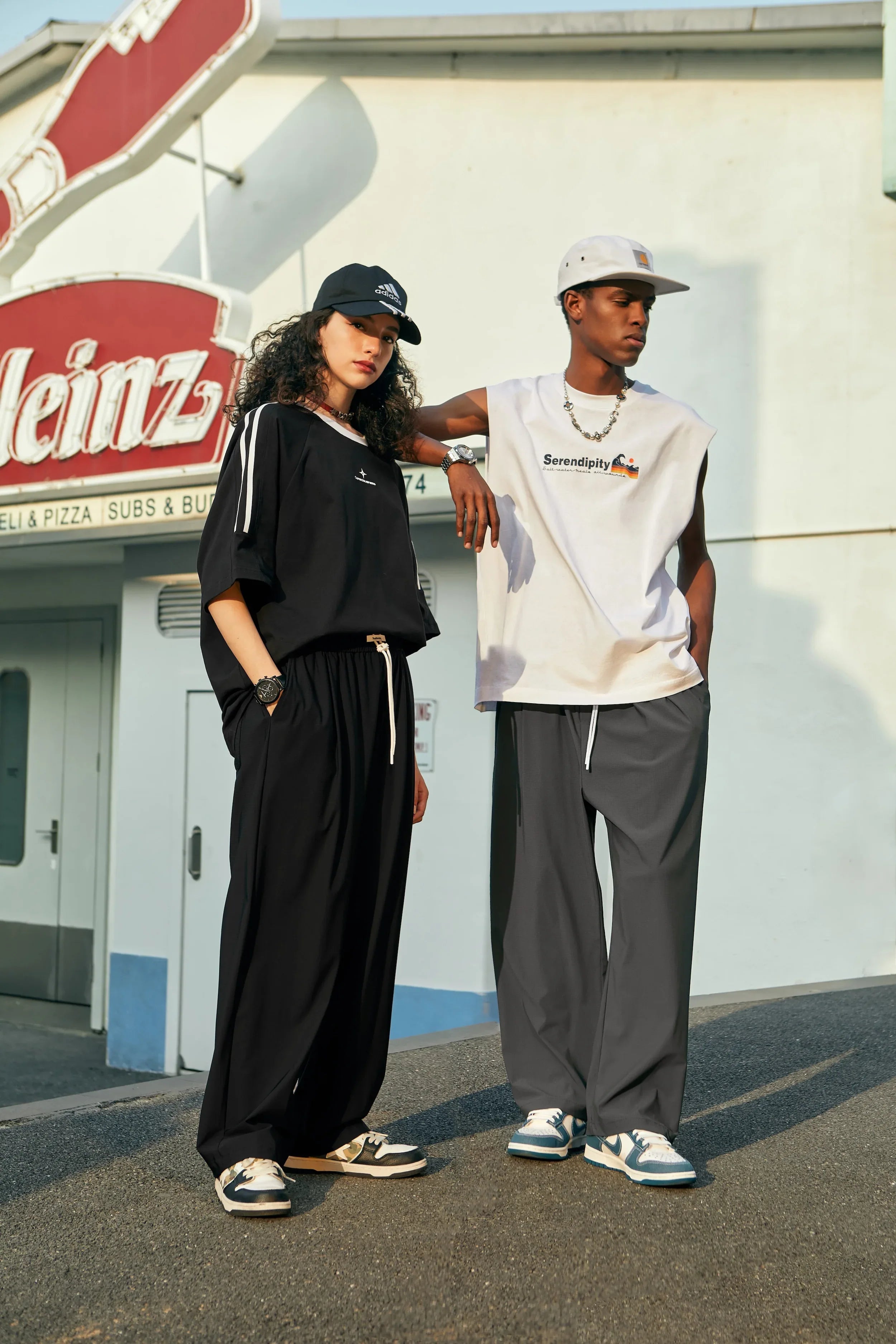 Men’s Cooling Stretch Wide-Leg Pants