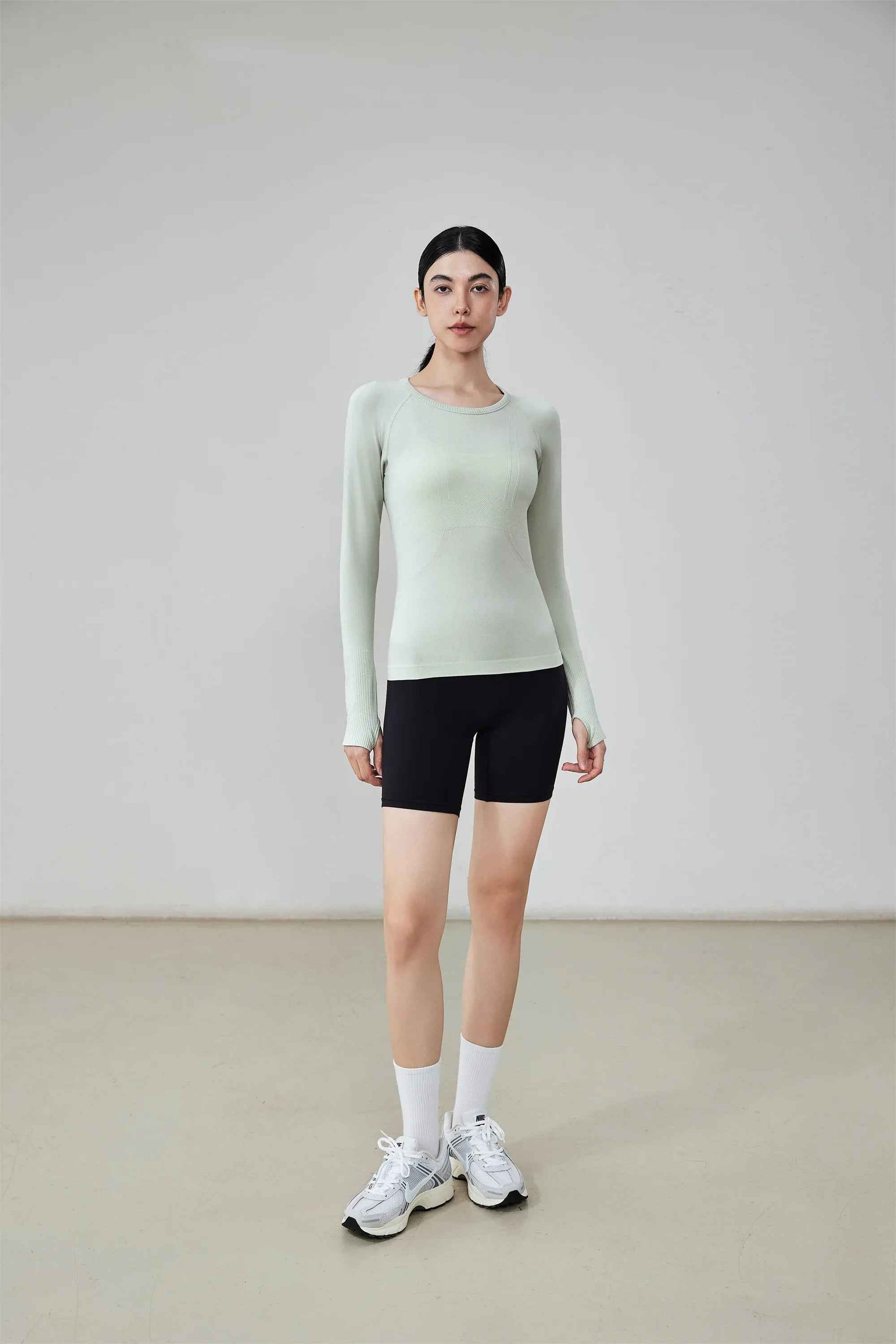Seamless Long Sleeve Workout Top