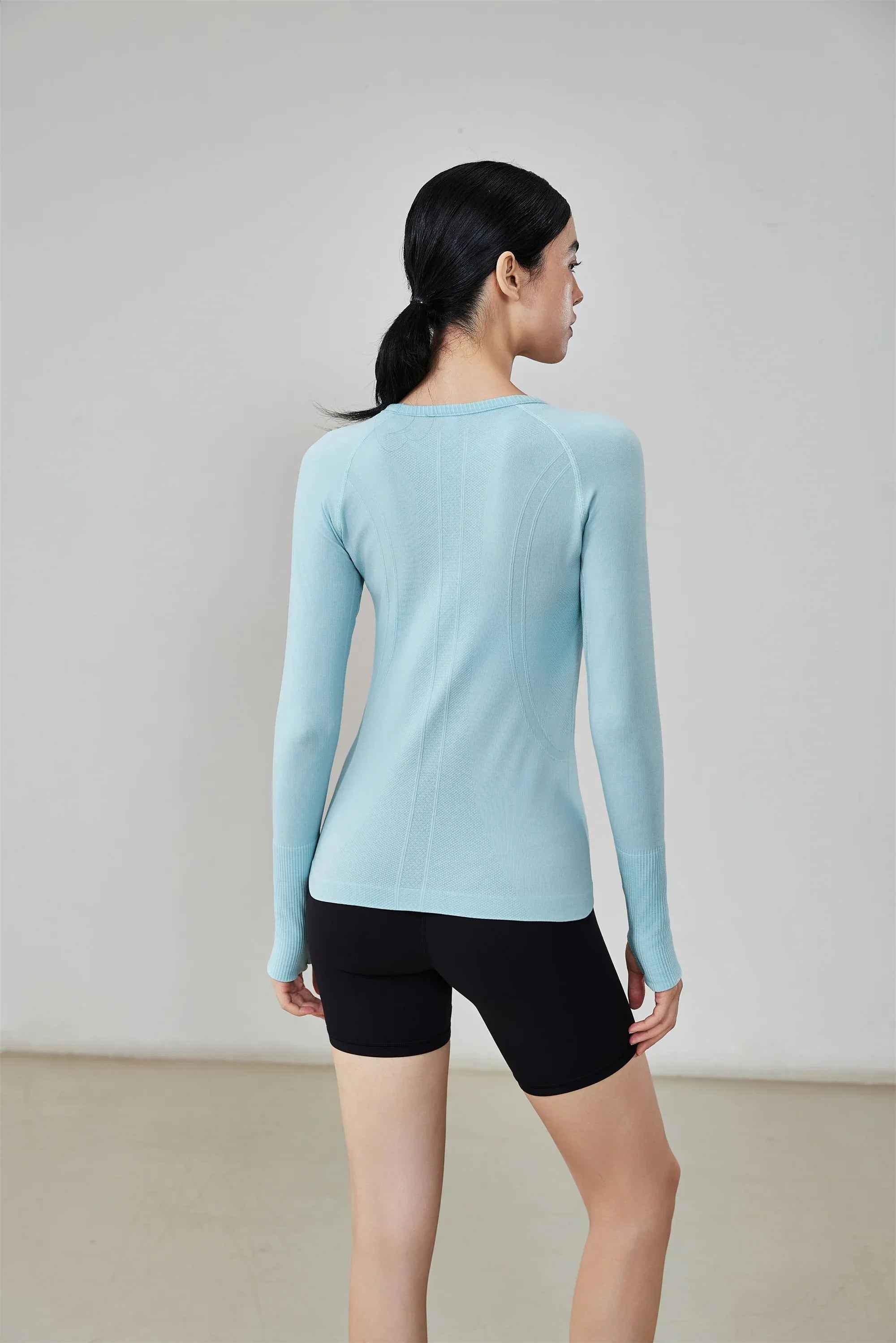 Seamless Long Sleeve Workout Top