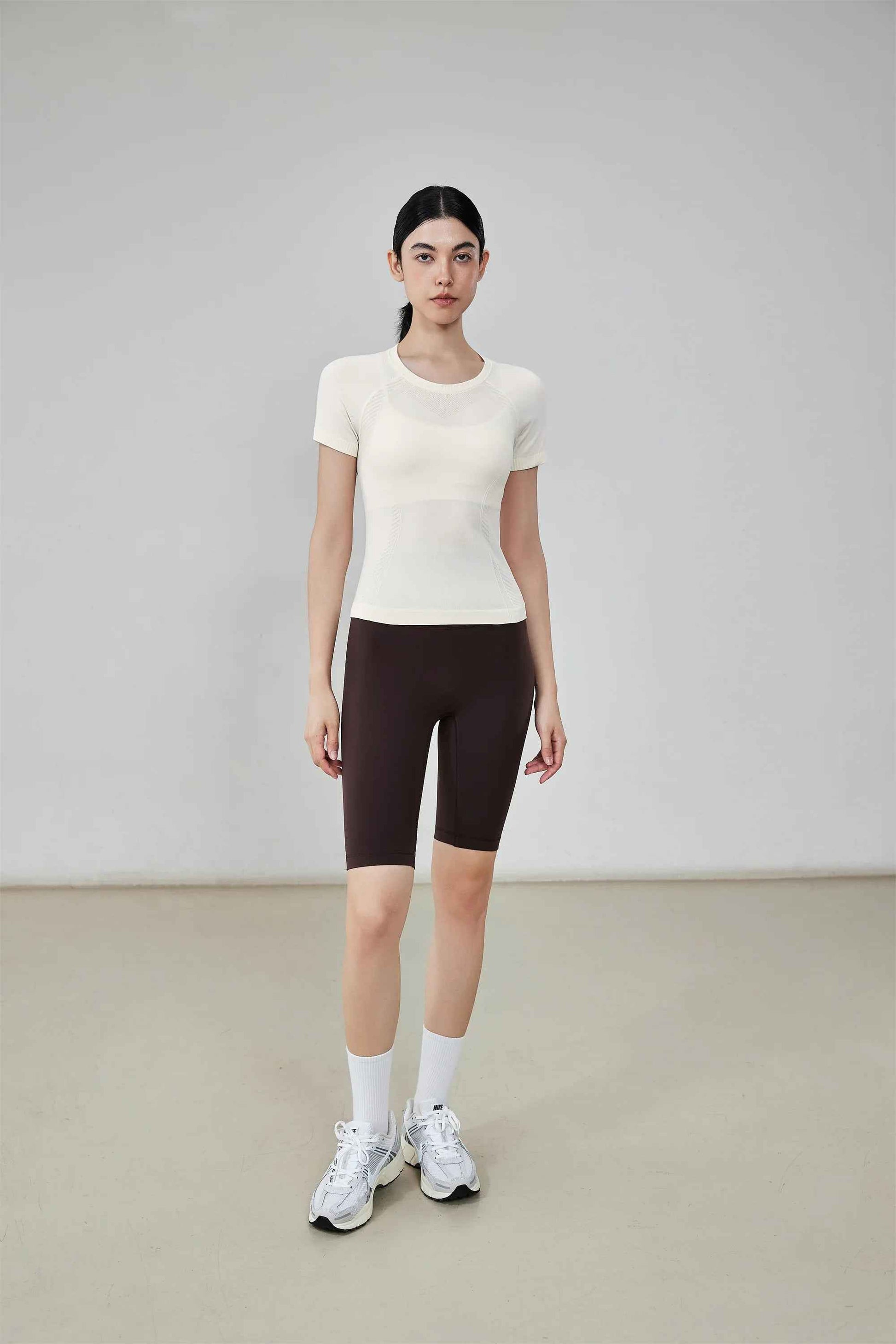 Seamless Short Sleeve Yoga Top