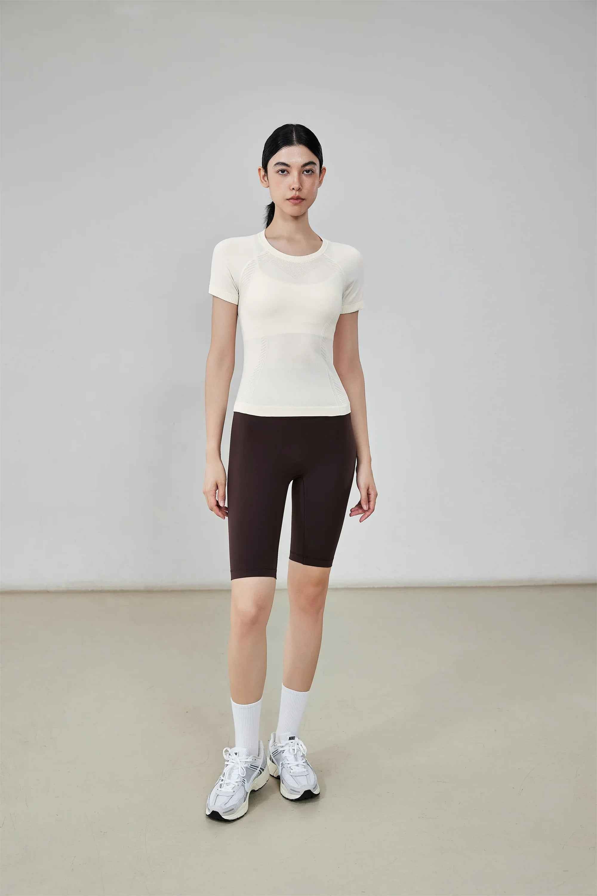Seamless Short Sleeve Yoga Top
