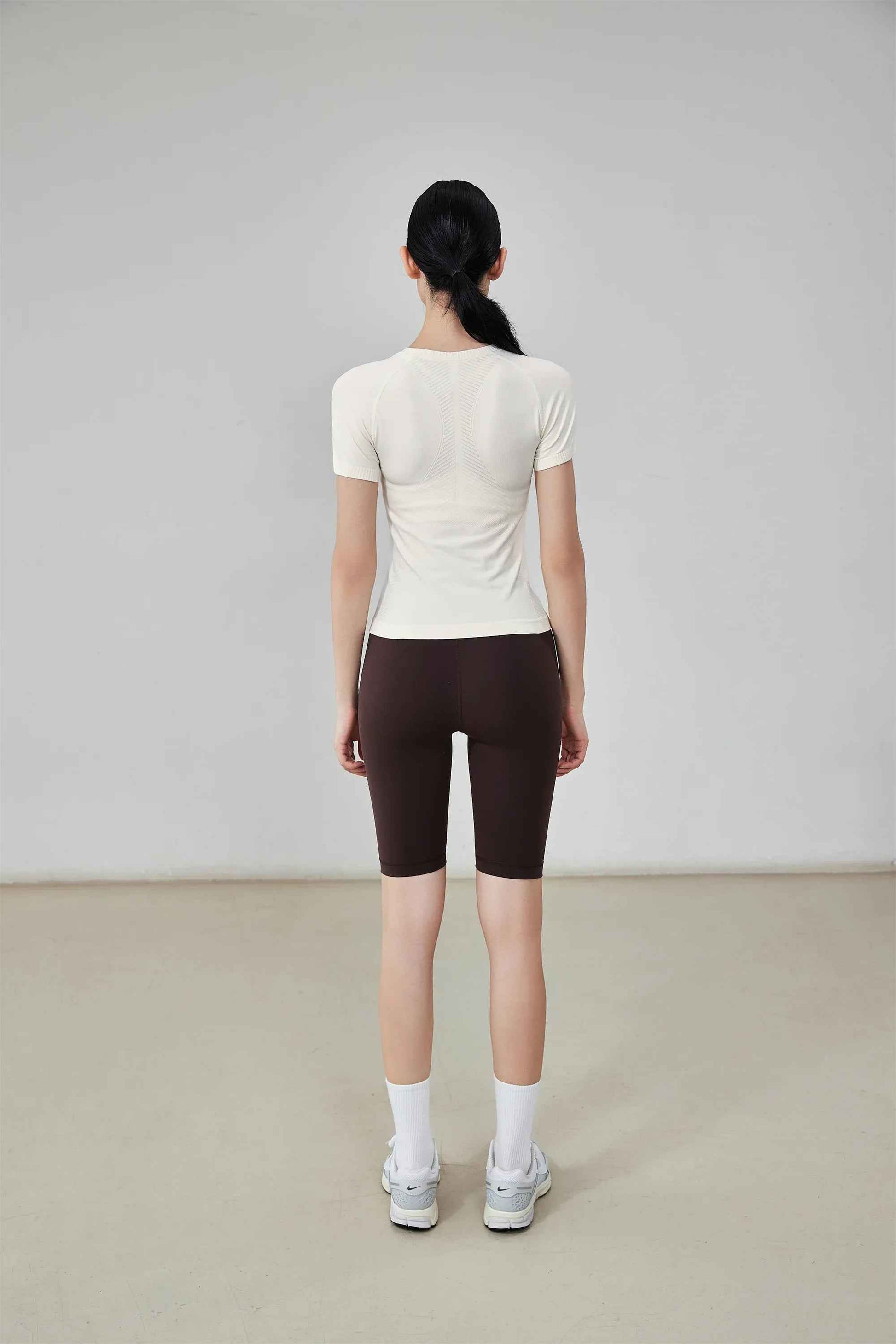 Seamless Short Sleeve Yoga Top