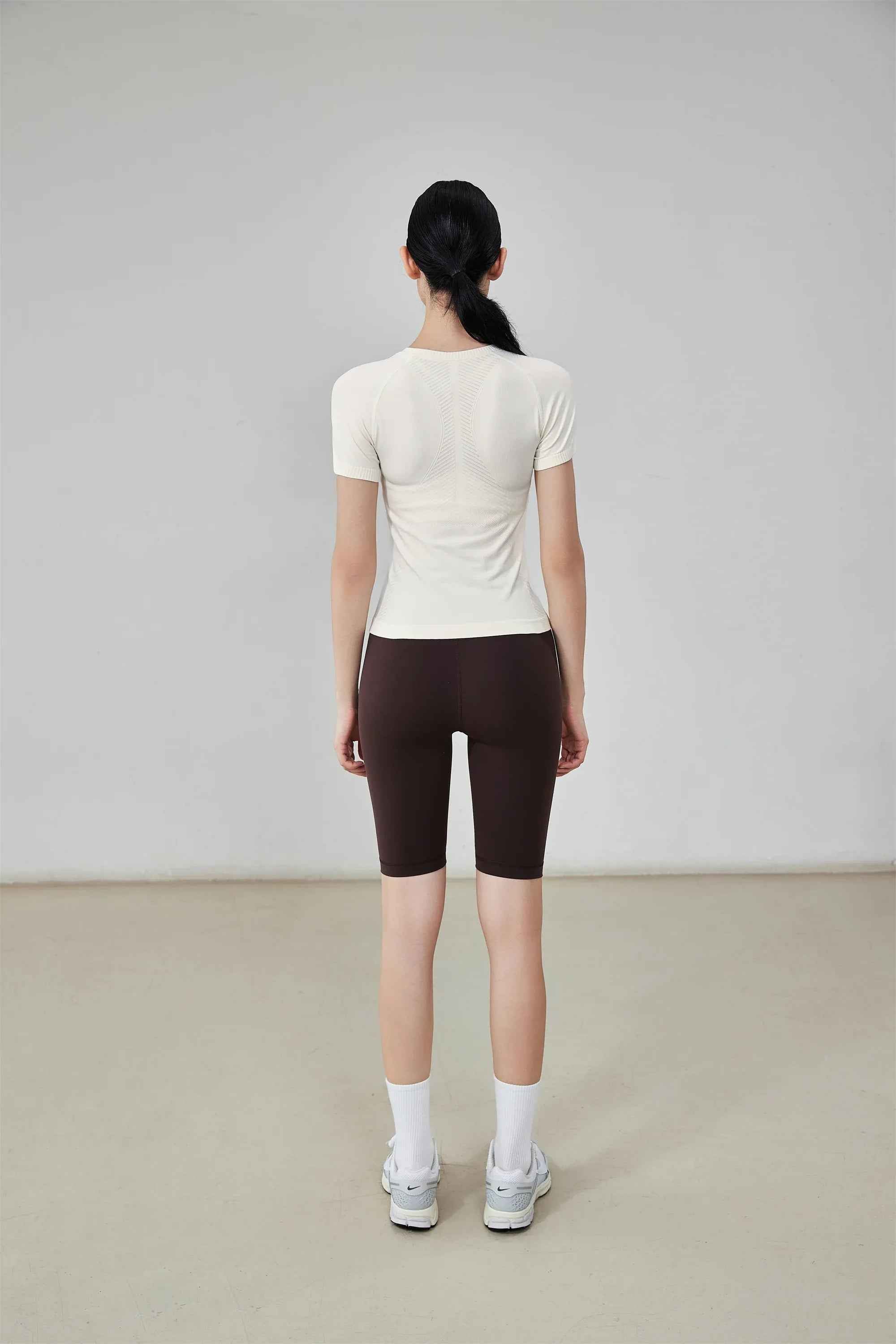 Seamless Short Sleeve Yoga Top