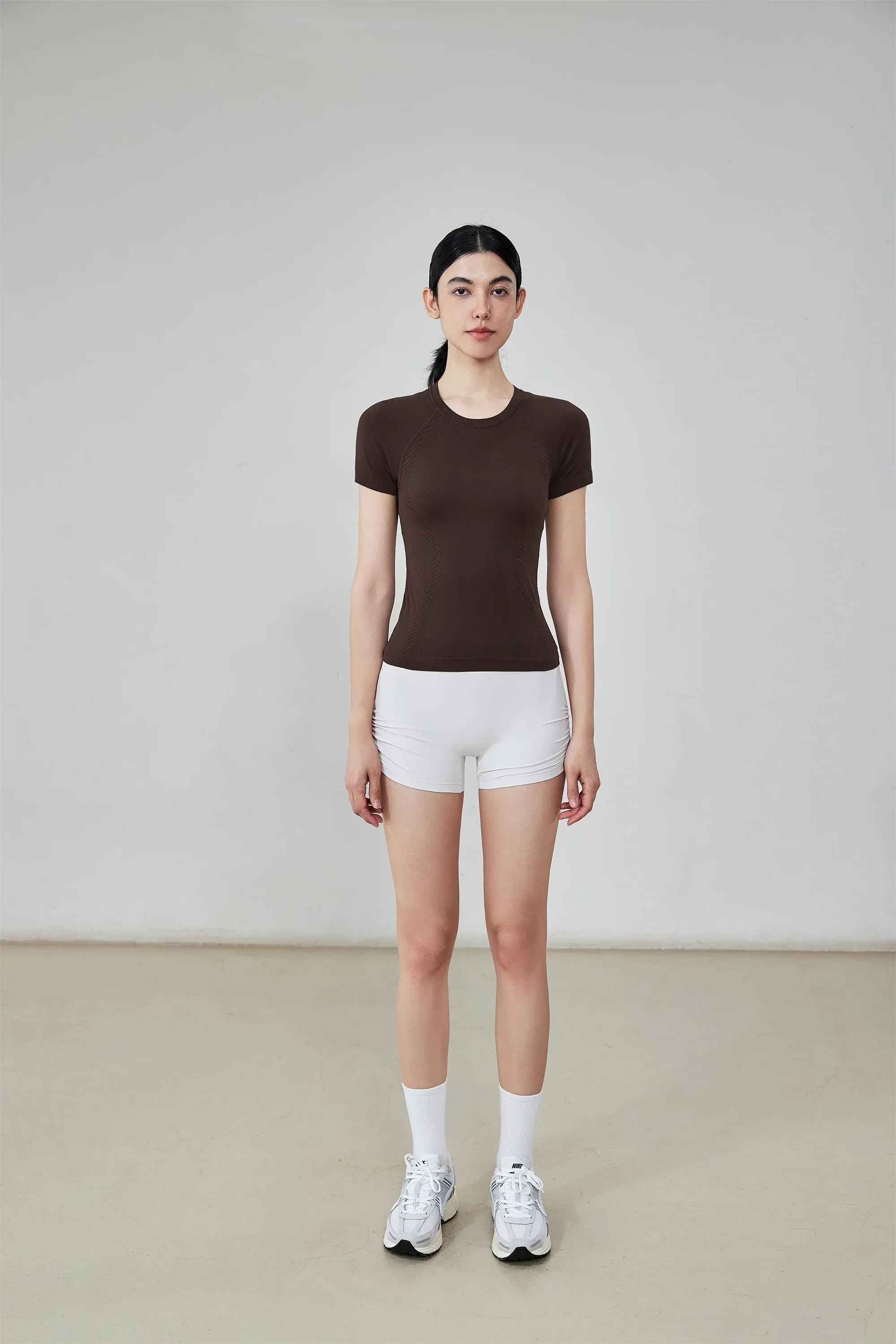 Seamless Short Sleeve Yoga Top