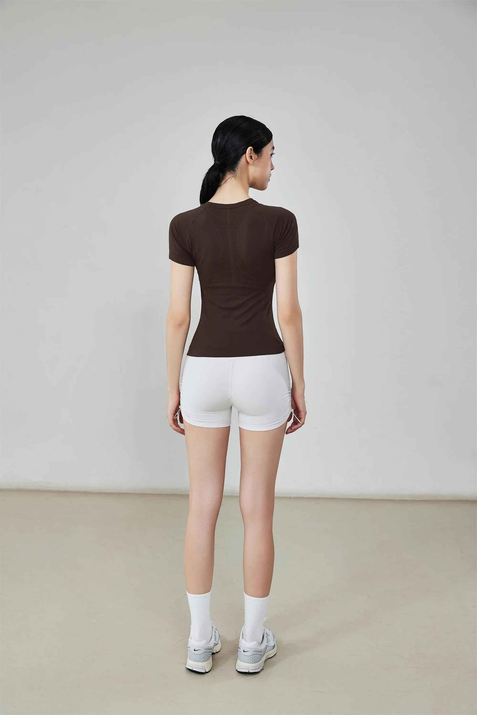 Seamless Short Sleeve Yoga Top