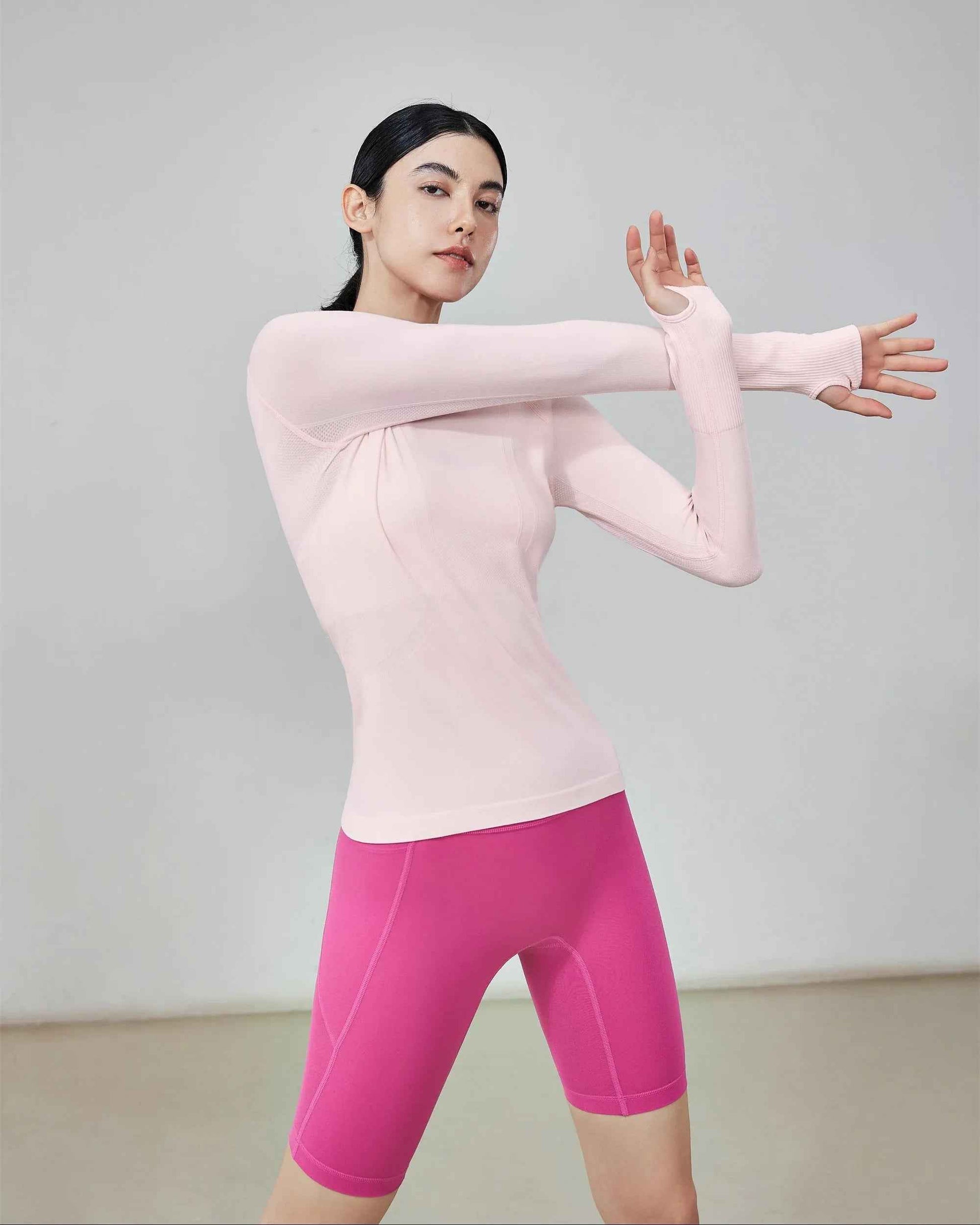 Seamless Long Sleeve Workout Top