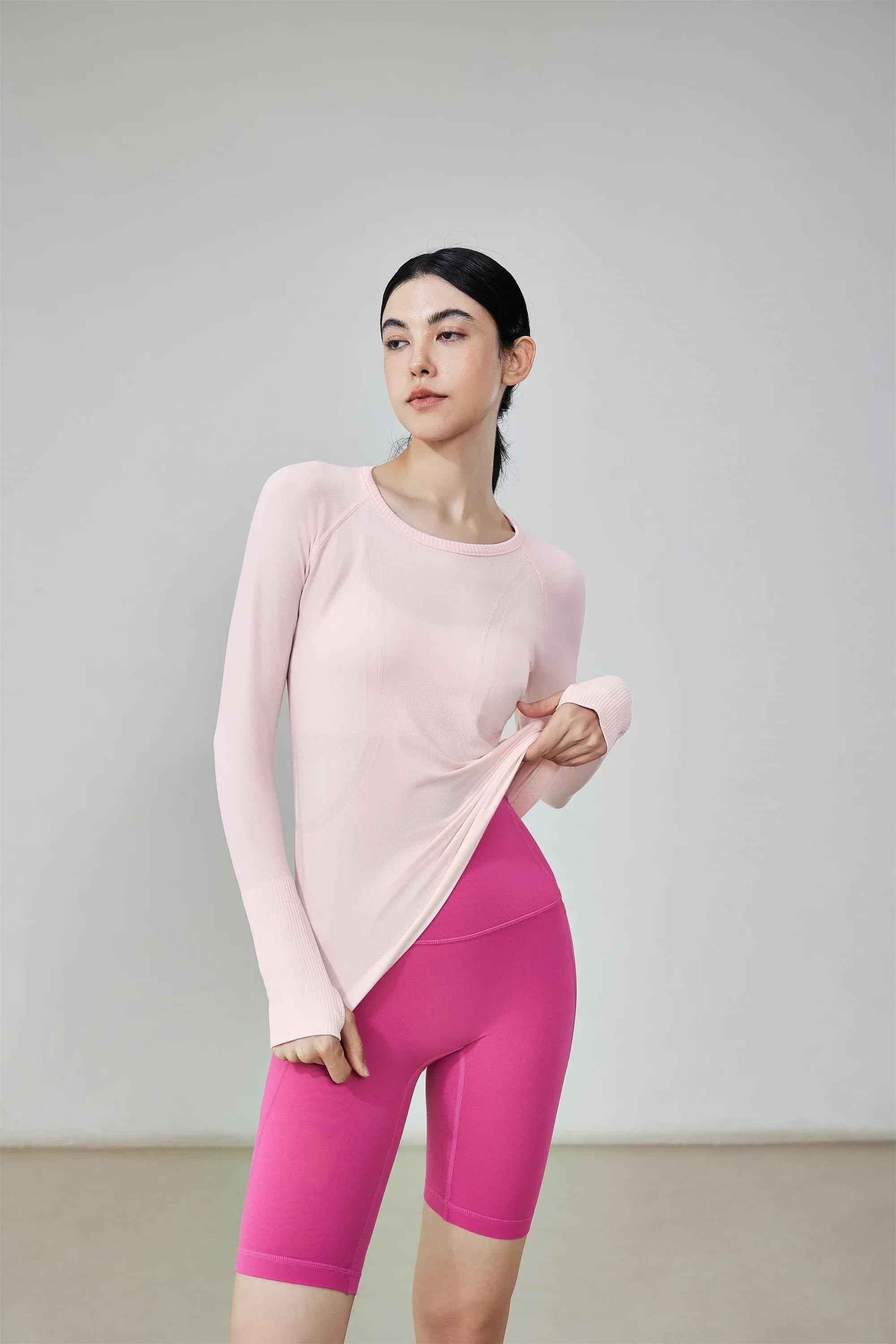 Seamless Long Sleeve Workout Top