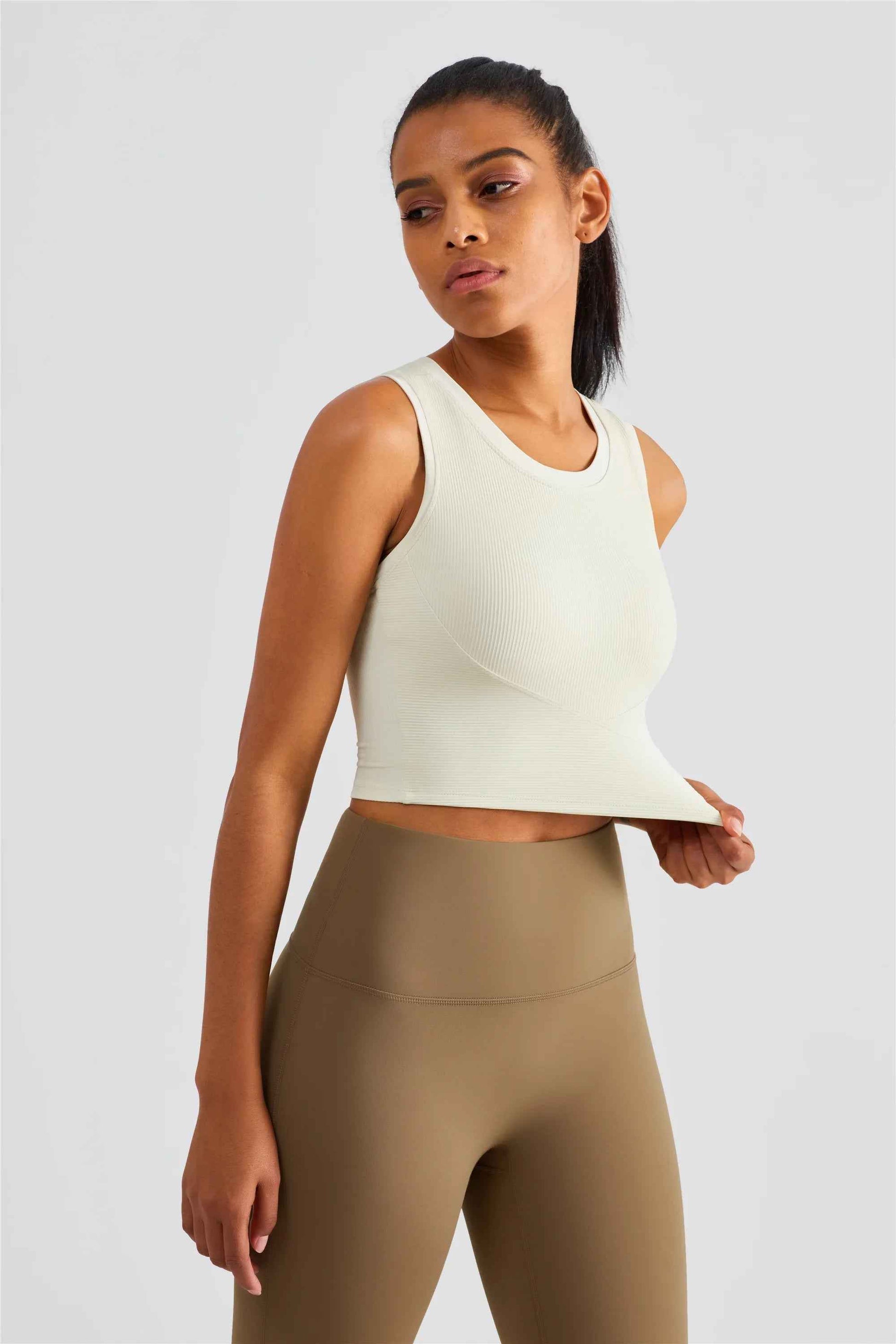 Built-In Cup Racerback Sports Tank