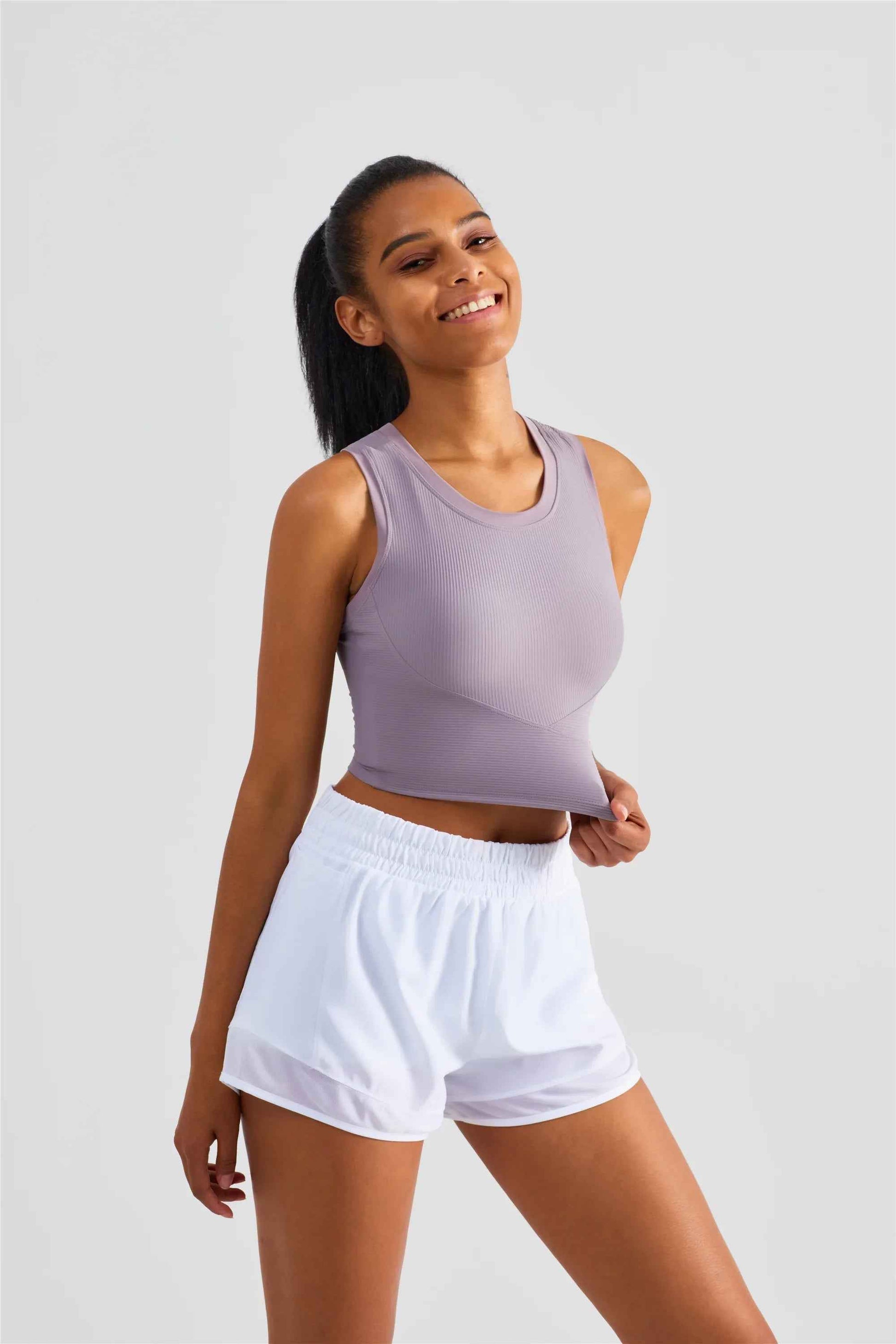 Built-In Cup Racerback Sports Tank