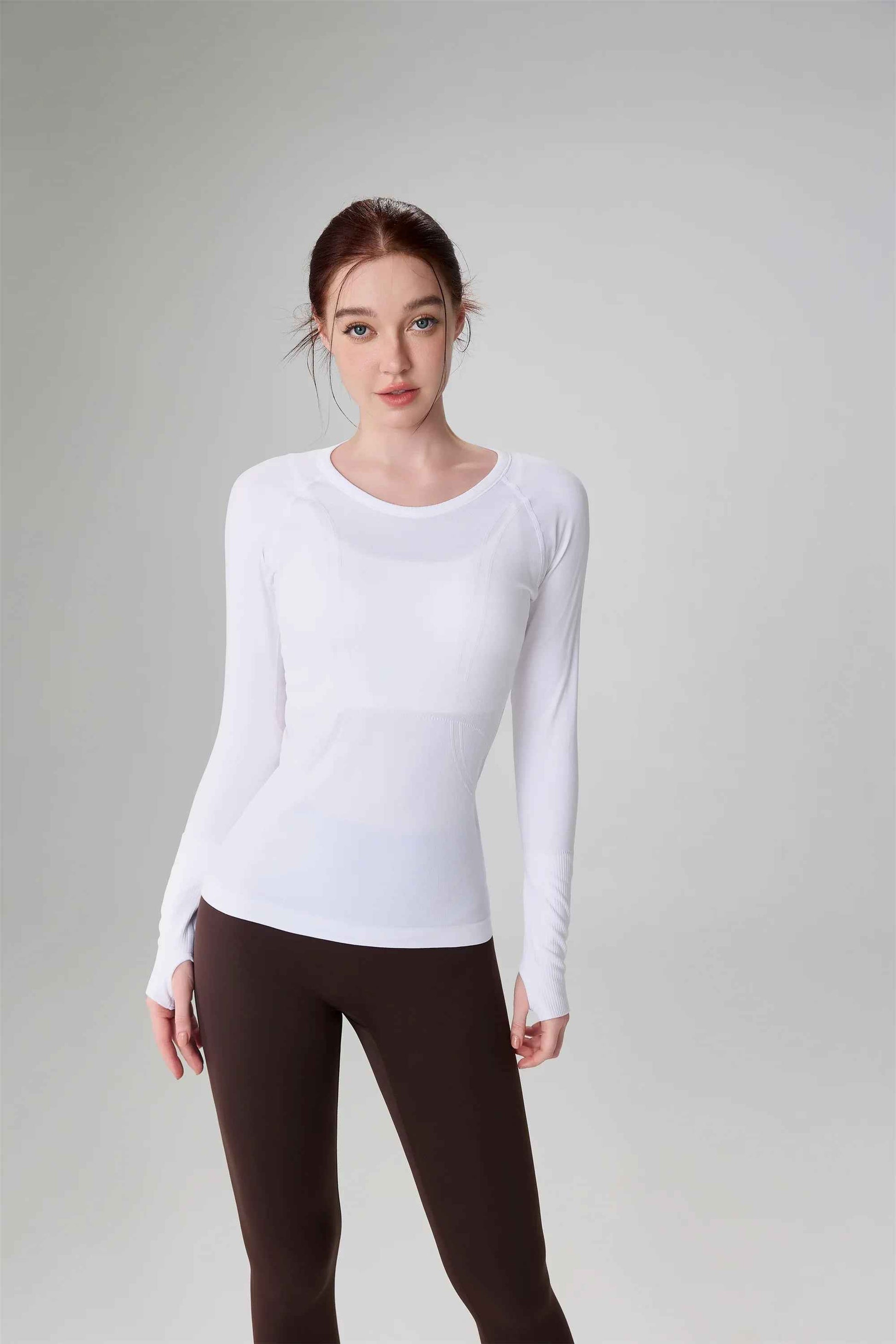 Seamless Long Sleeve Workout Top