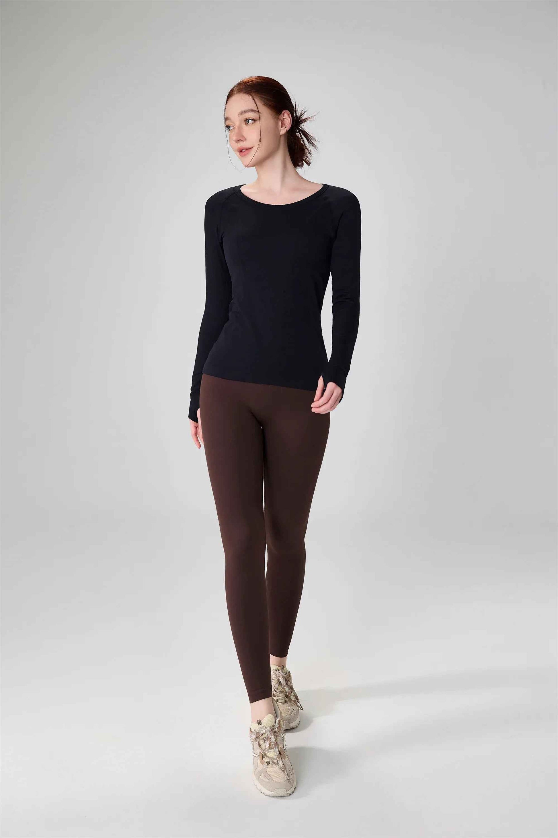 Seamless Long Sleeve Workout Top