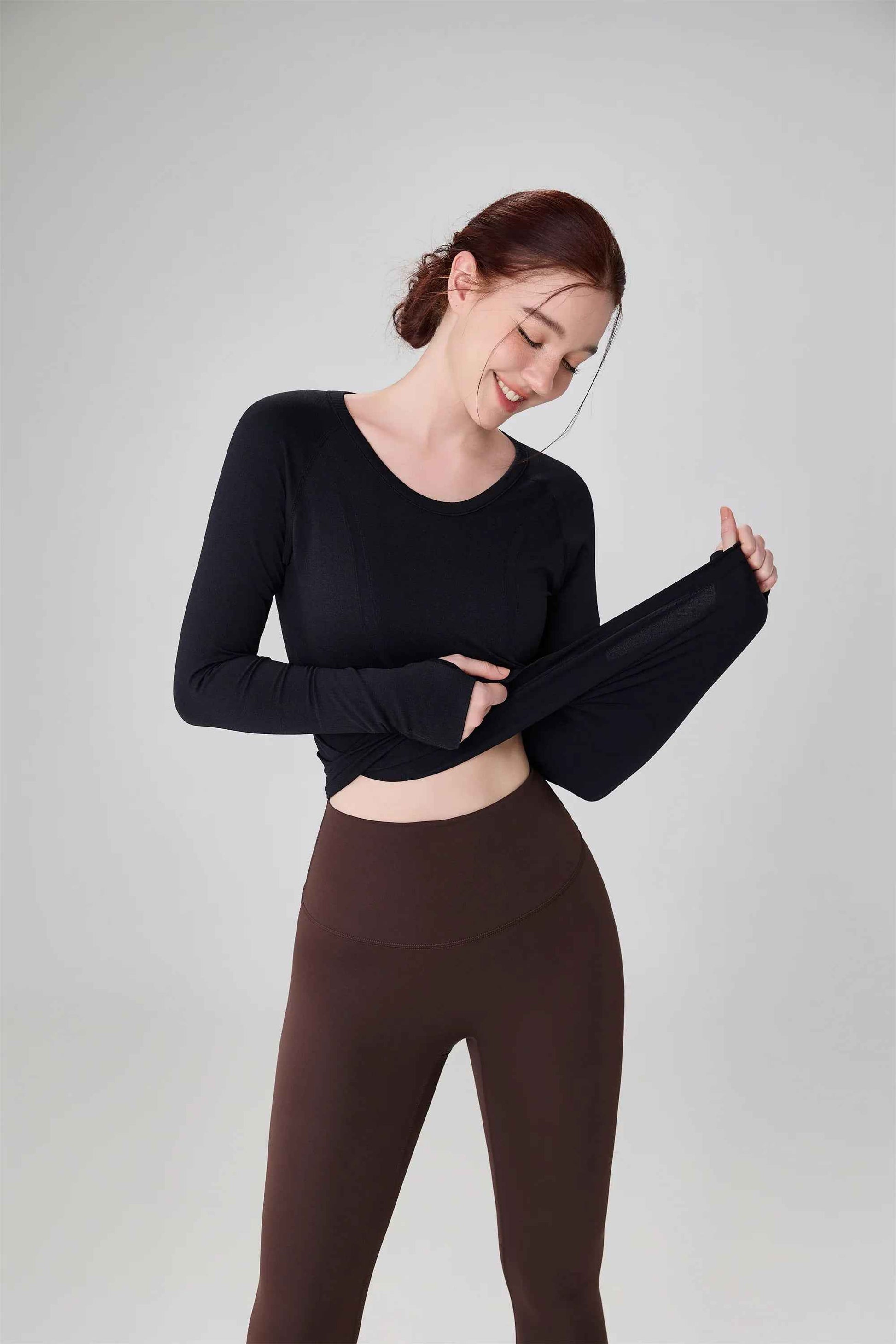 Seamless Long Sleeve Workout Top