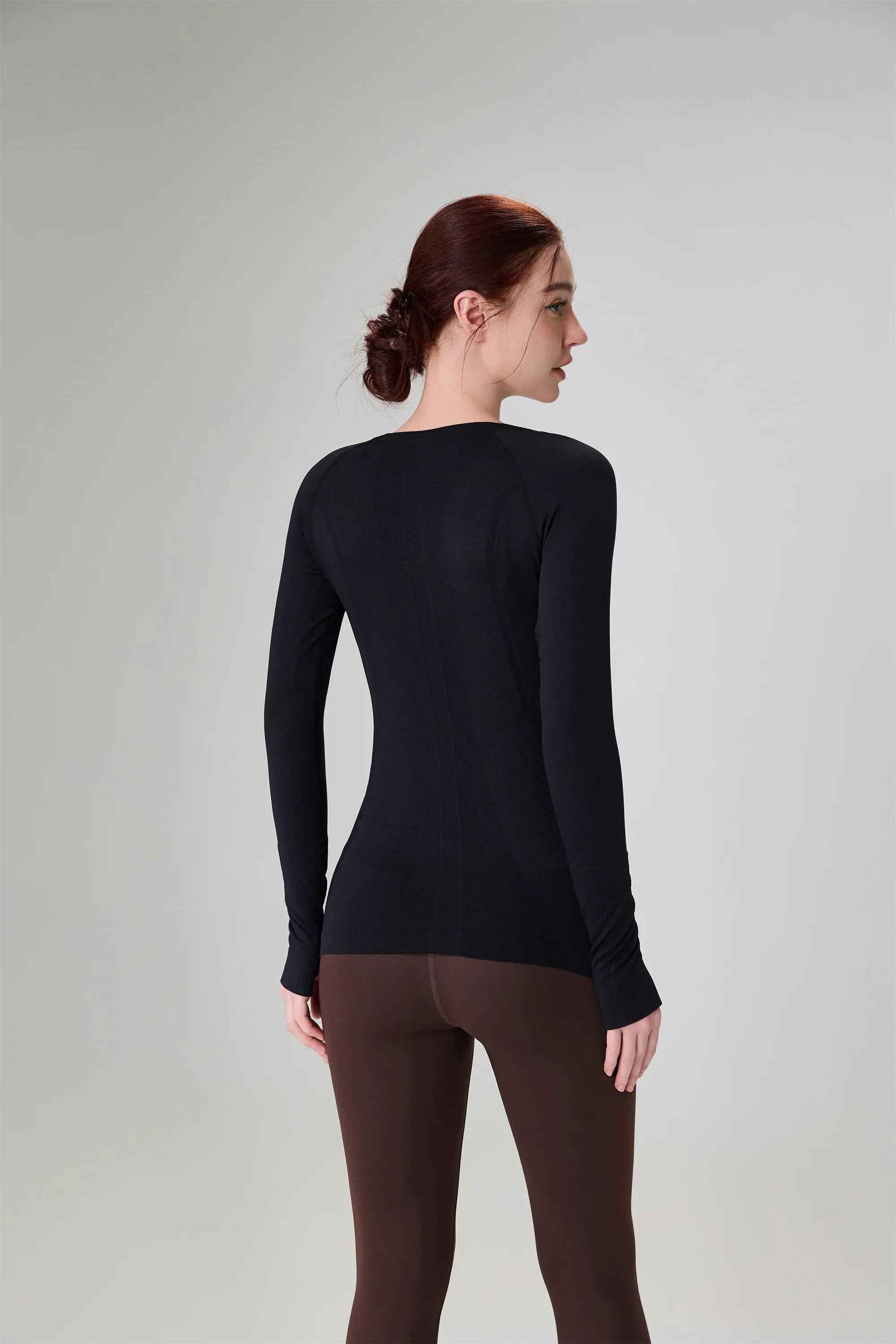 Seamless Long Sleeve Workout Top