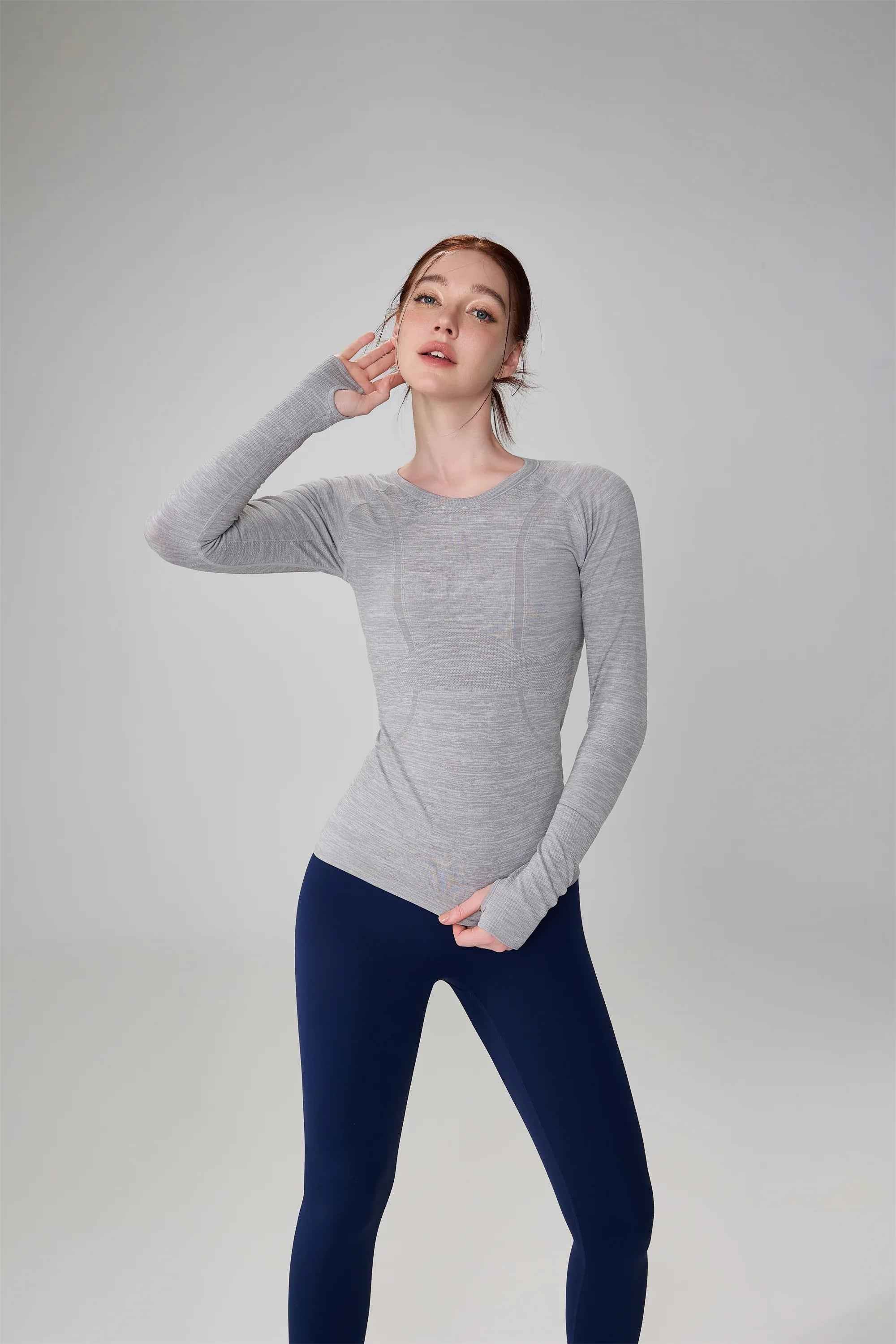 Seamless Long Sleeve Workout Top