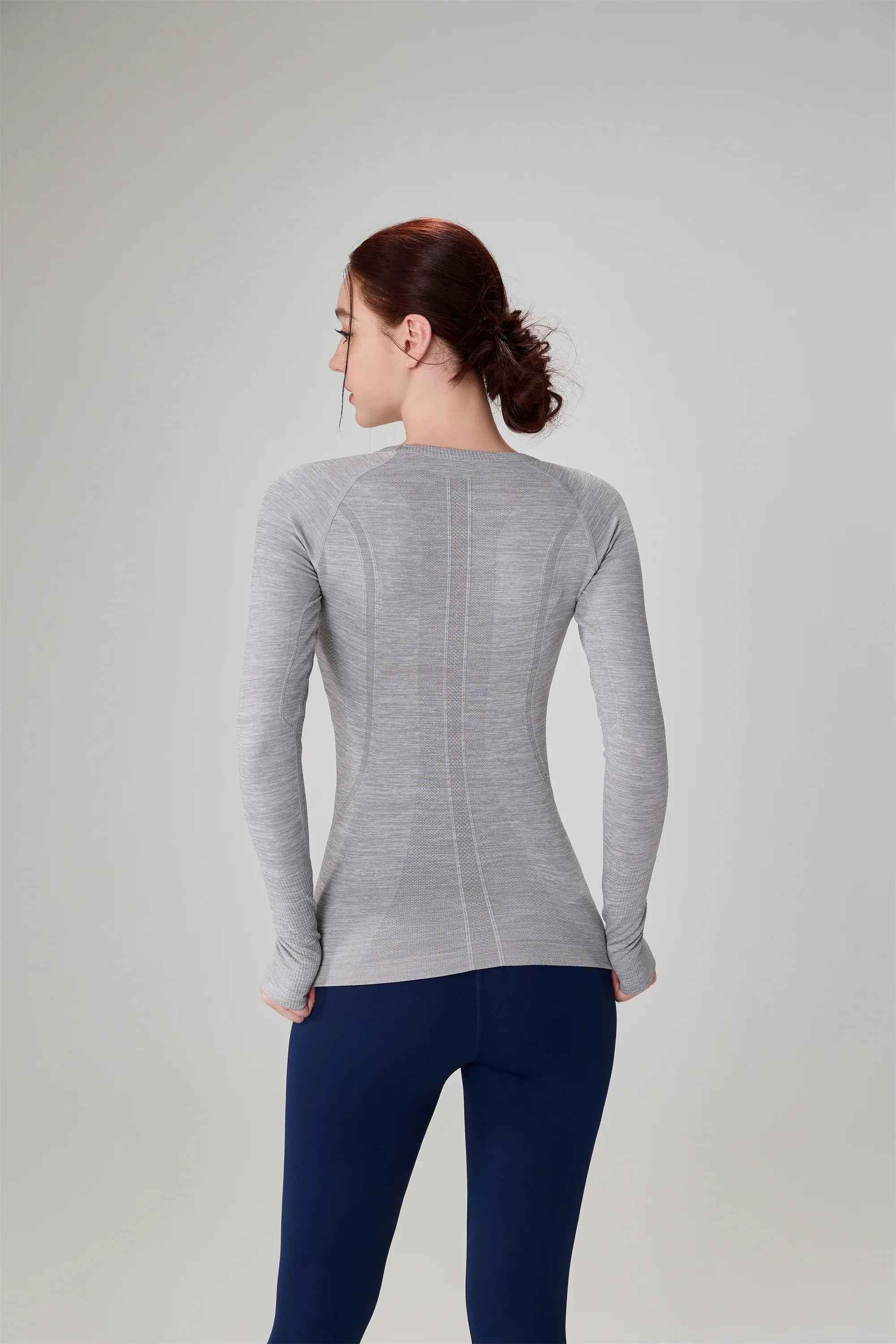 Seamless Long Sleeve Workout Top