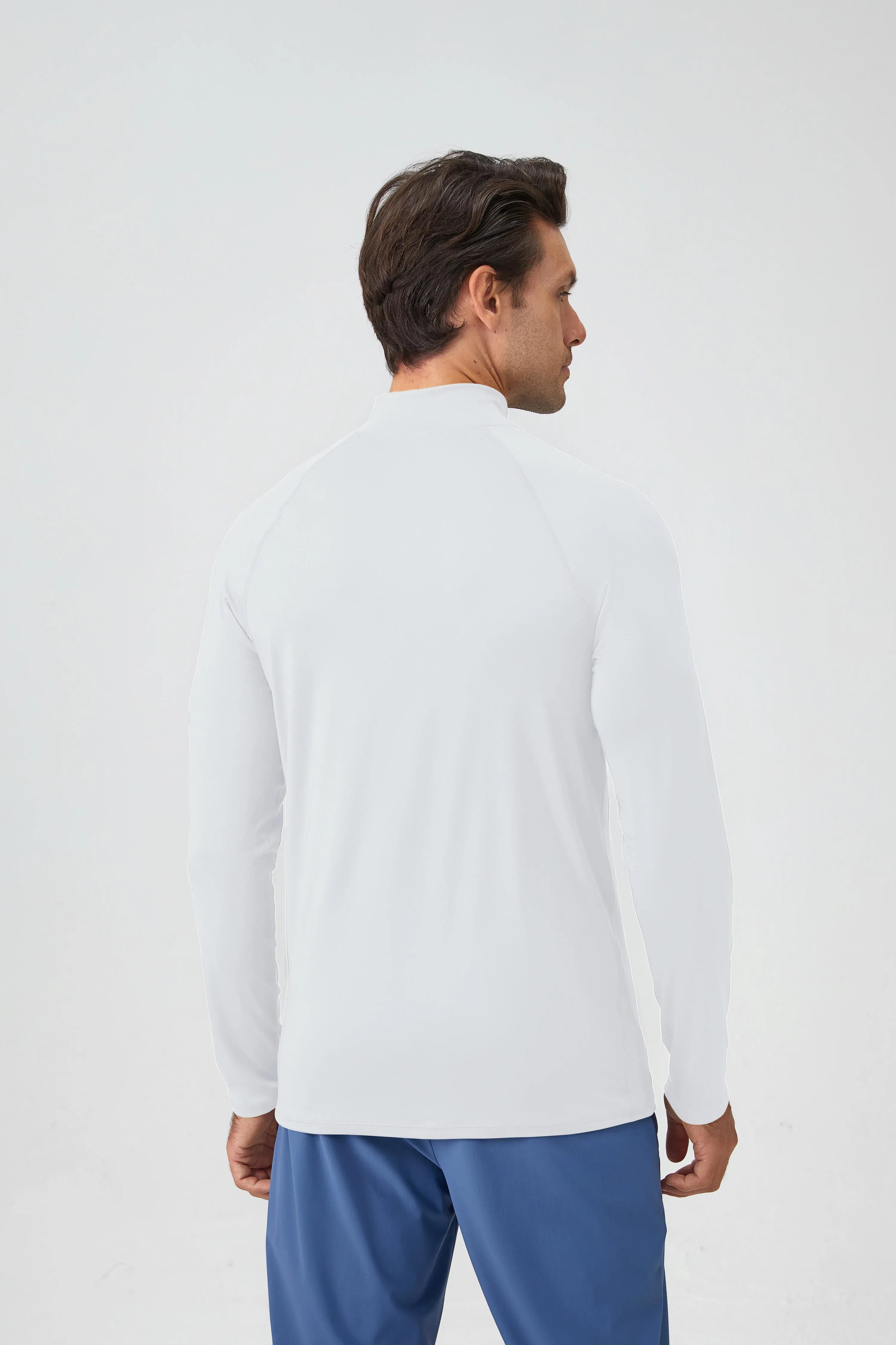 Men's Half-Zip Reflective Running Top