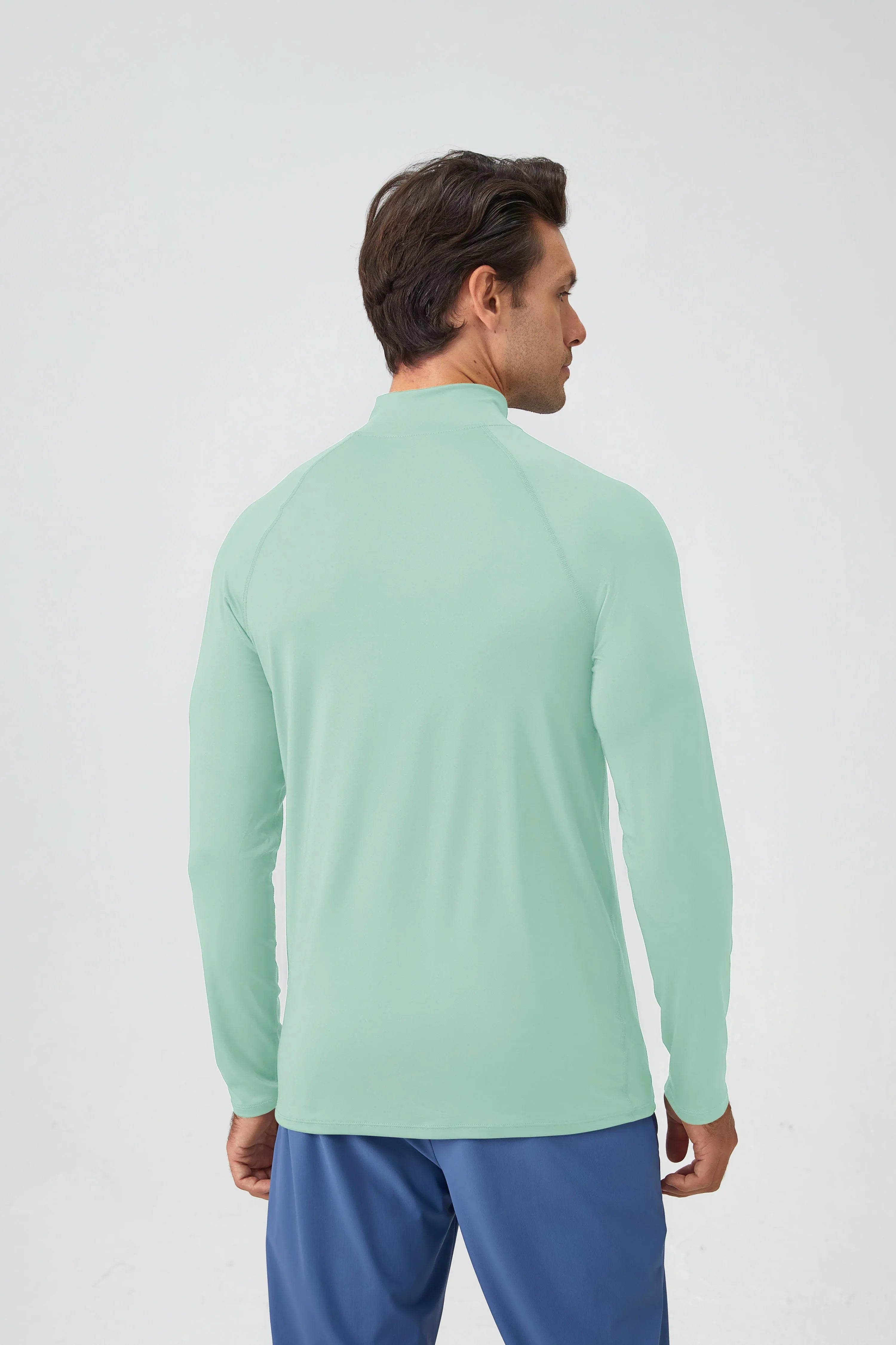 Men's Half-Zip Reflective Running Top