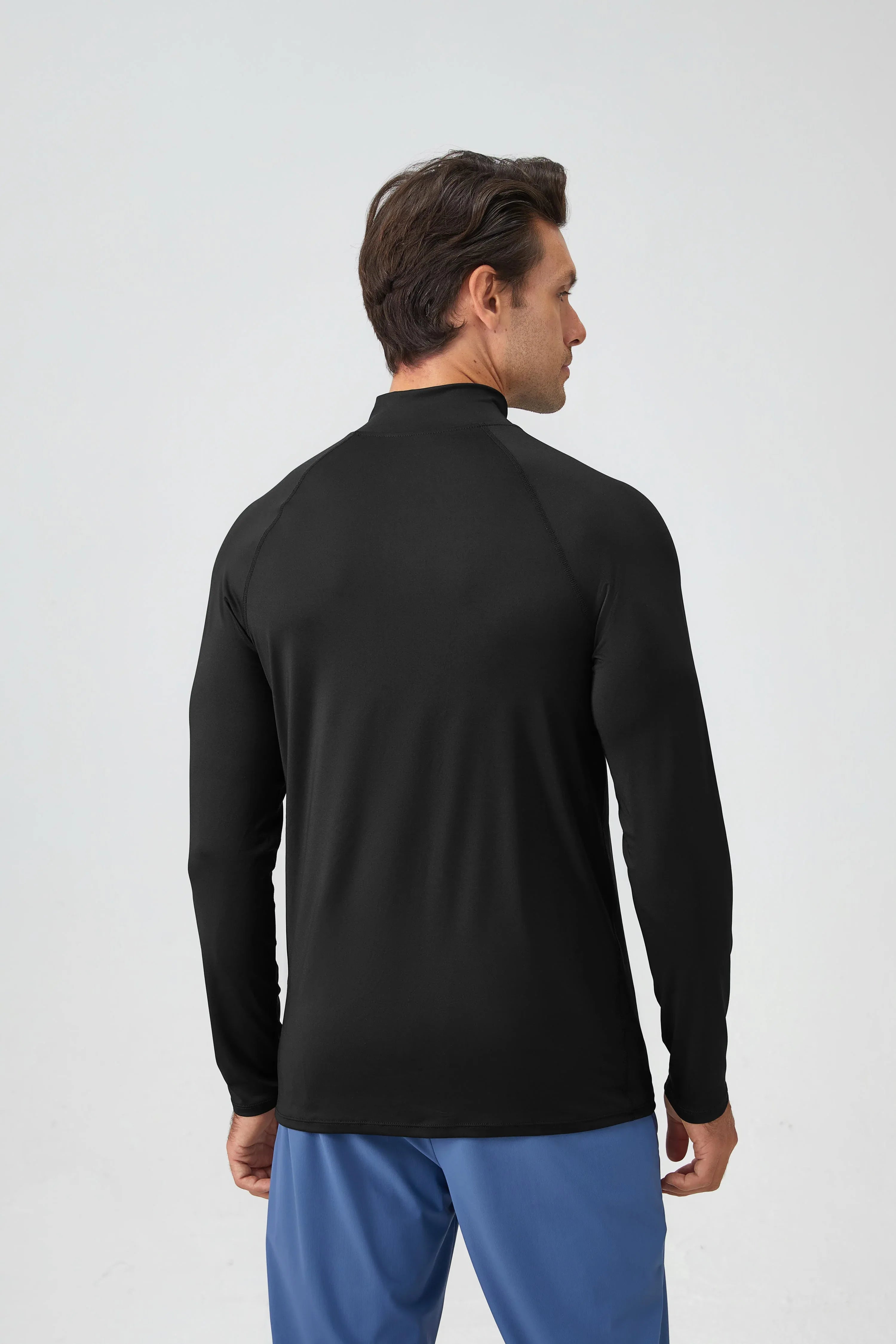 Men's Half-Zip Reflective Running Top