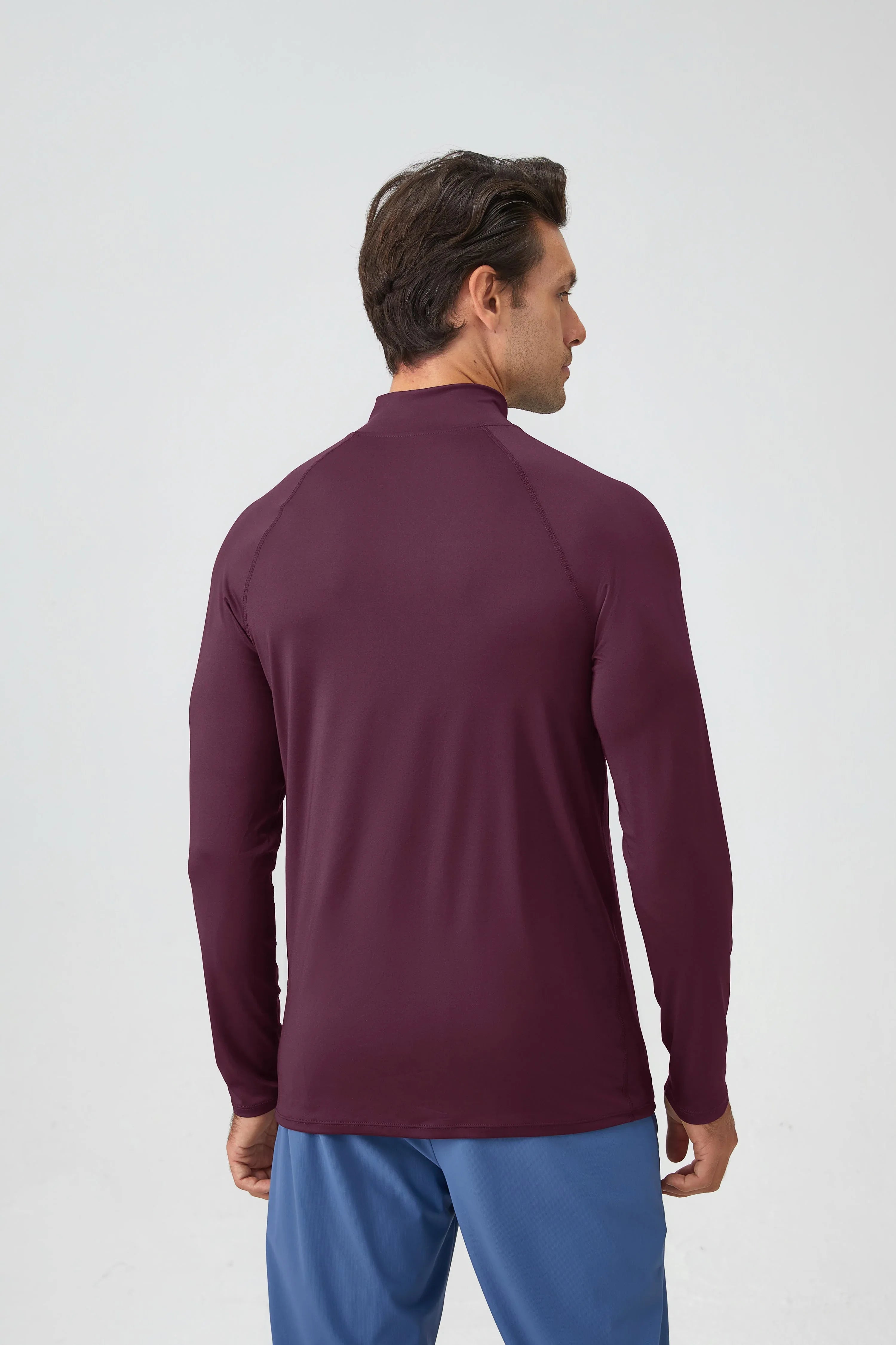 Men's Half-Zip Reflective Running Top