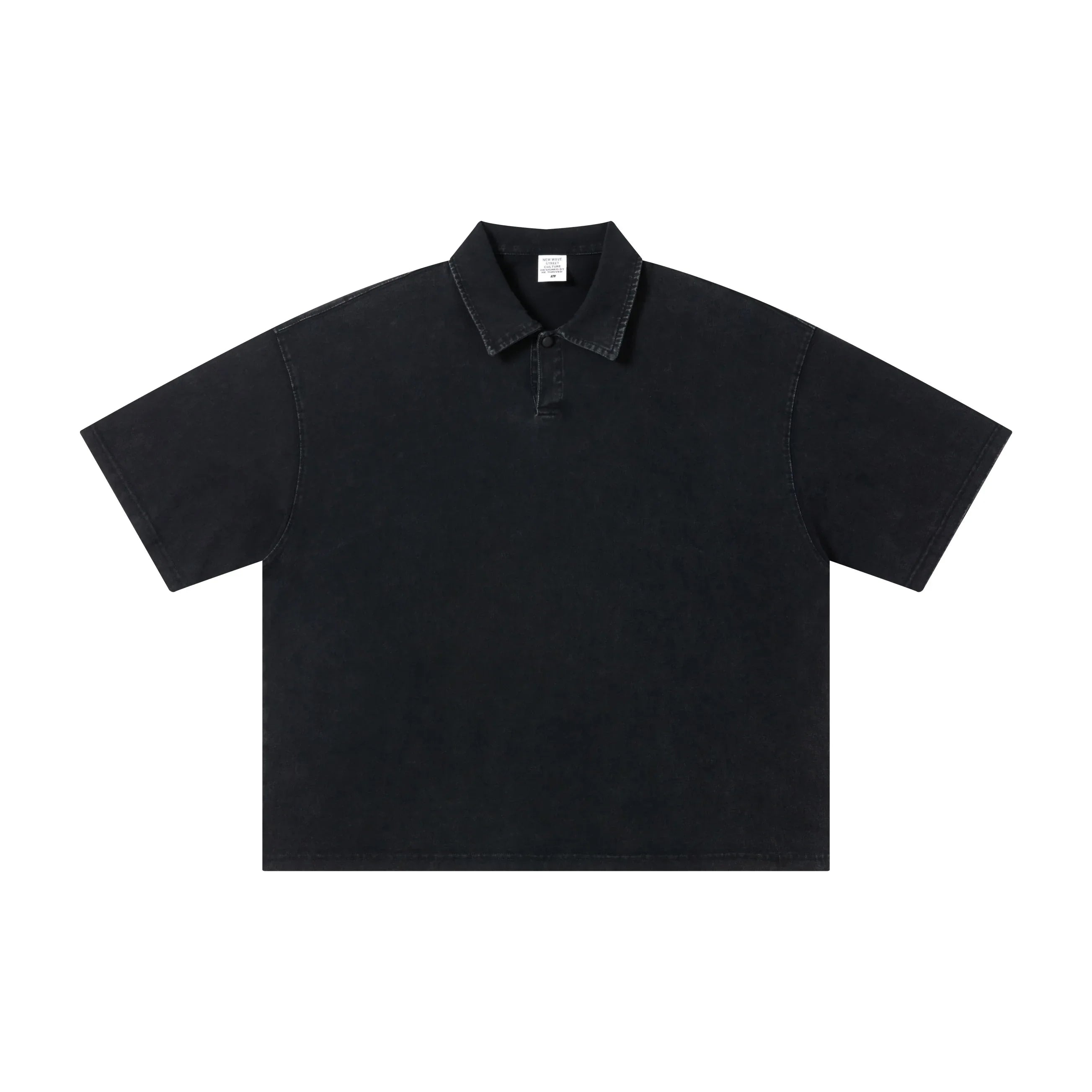Spring Washed Box Fit Polo Shirt