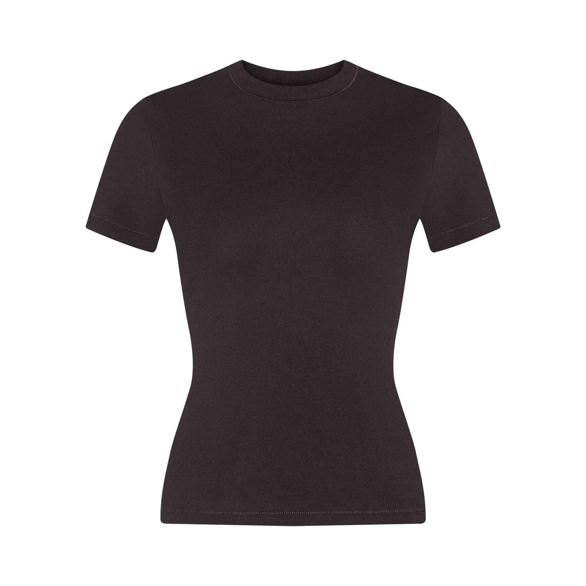 High-Stretch Cropped Fitted Tee