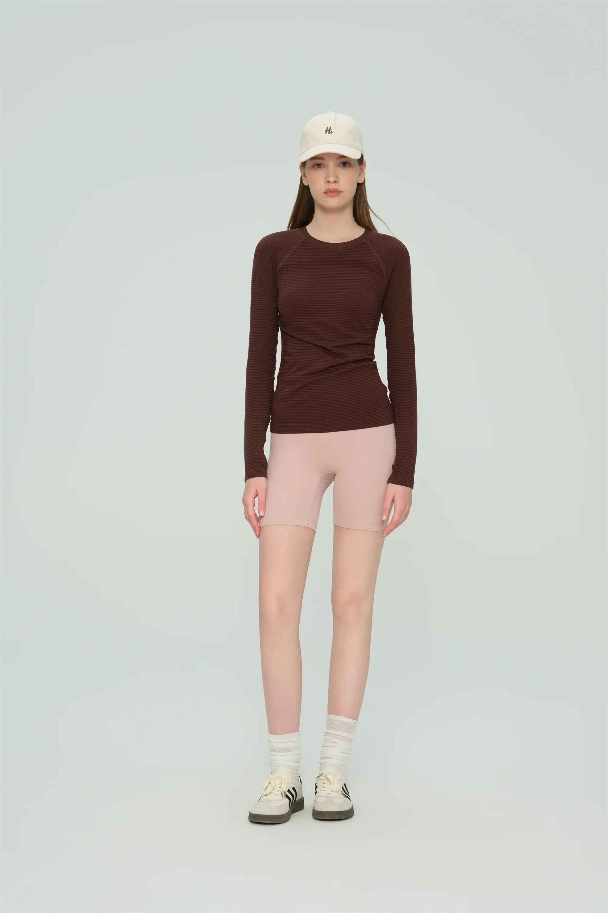 Quick-Dry Long Sleeve Workout Top