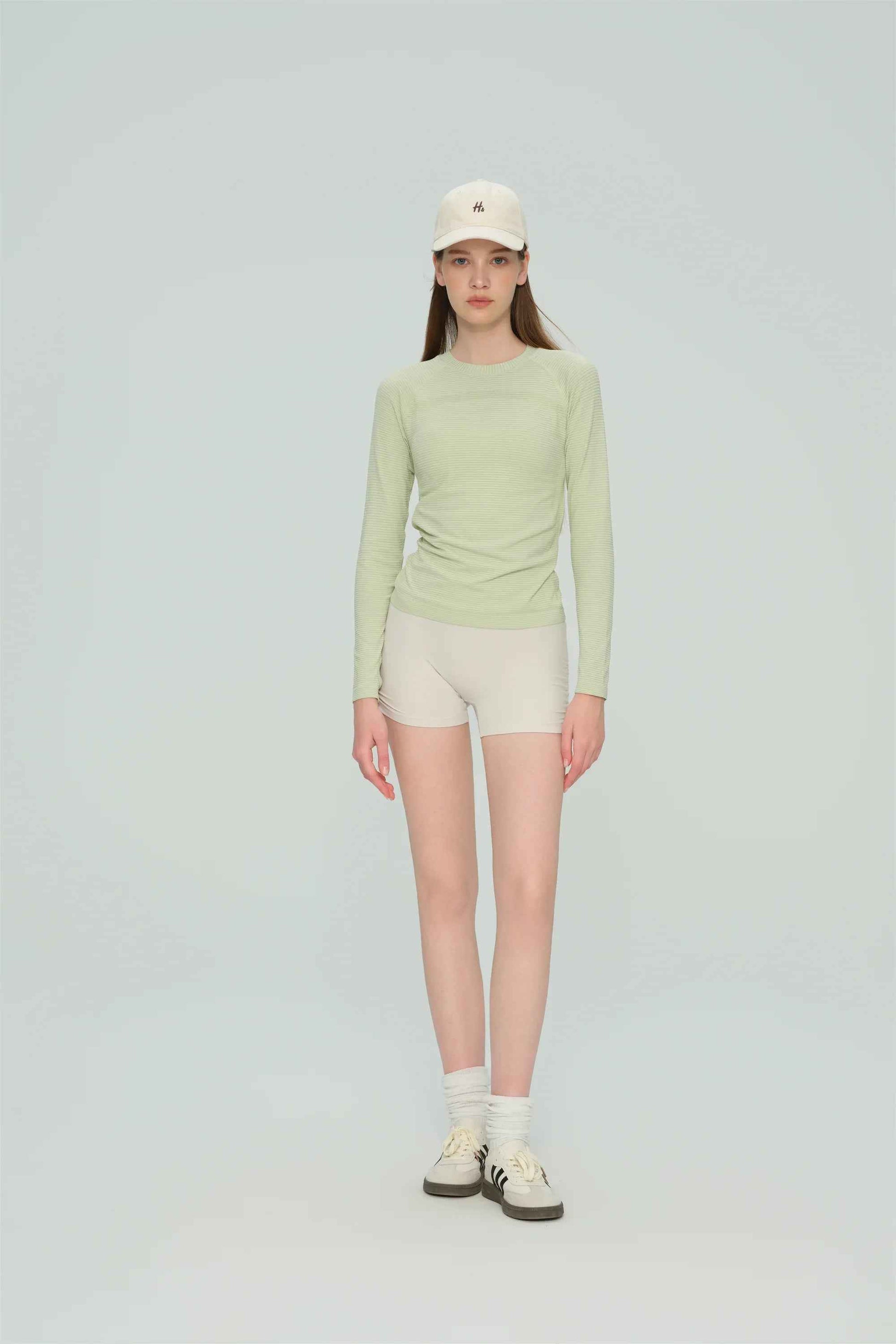 Quick-Dry Long Sleeve Workout Top