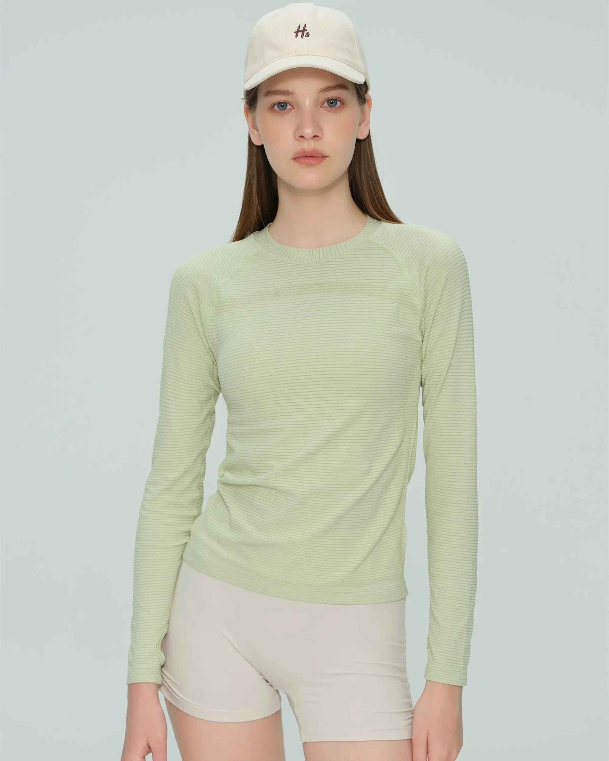 Quick-Dry Long Sleeve Workout Top