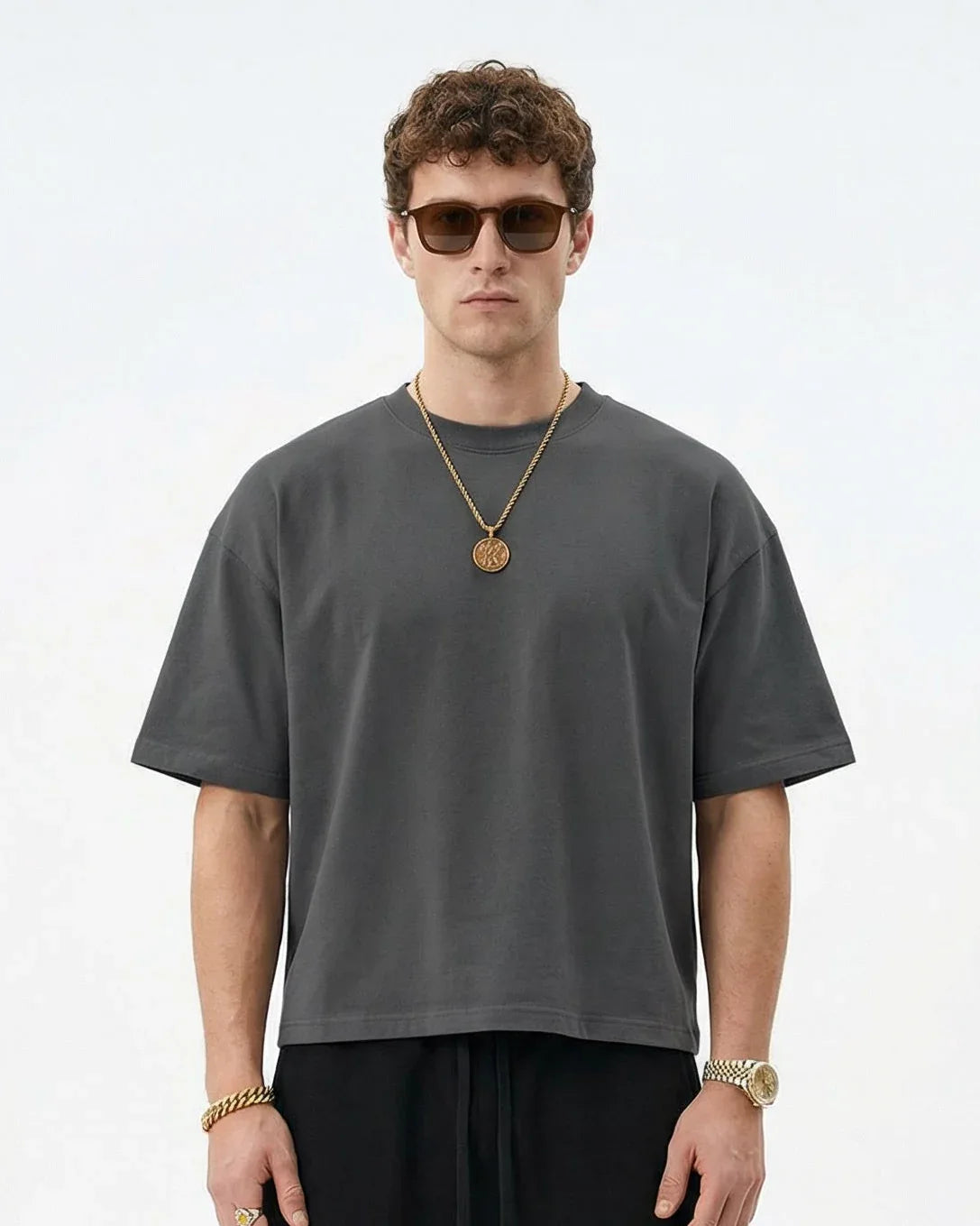 Cotton Boxy Short Sleeve T-Shirt