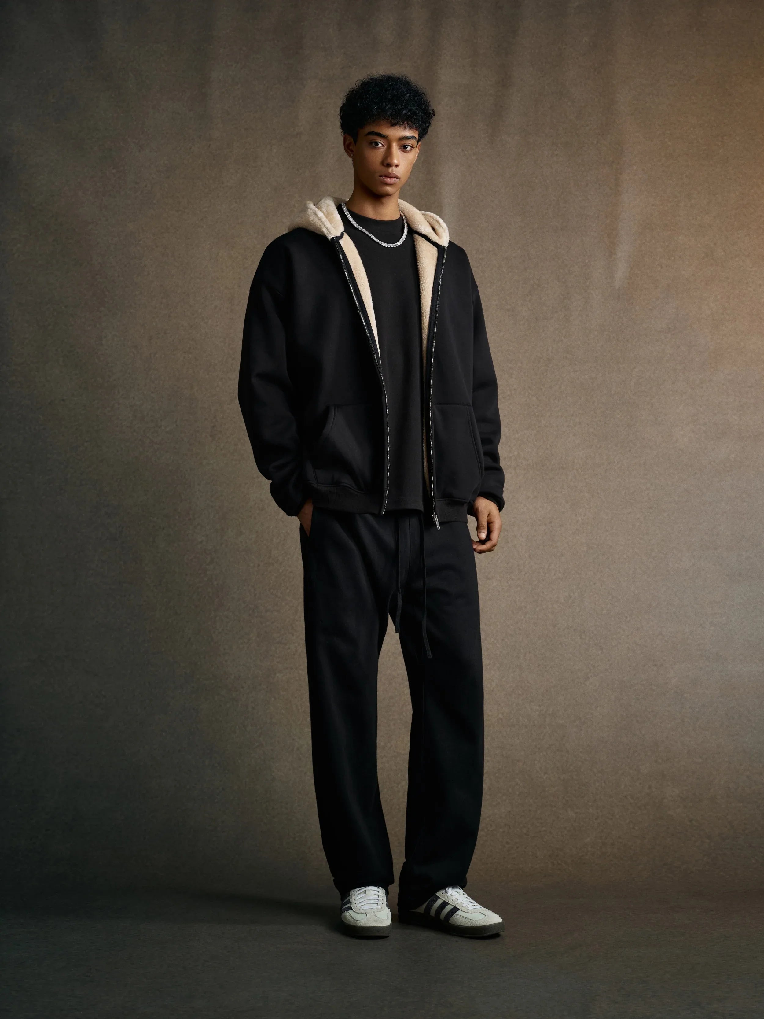 Autumn Fleece Zip-Up Hoodie