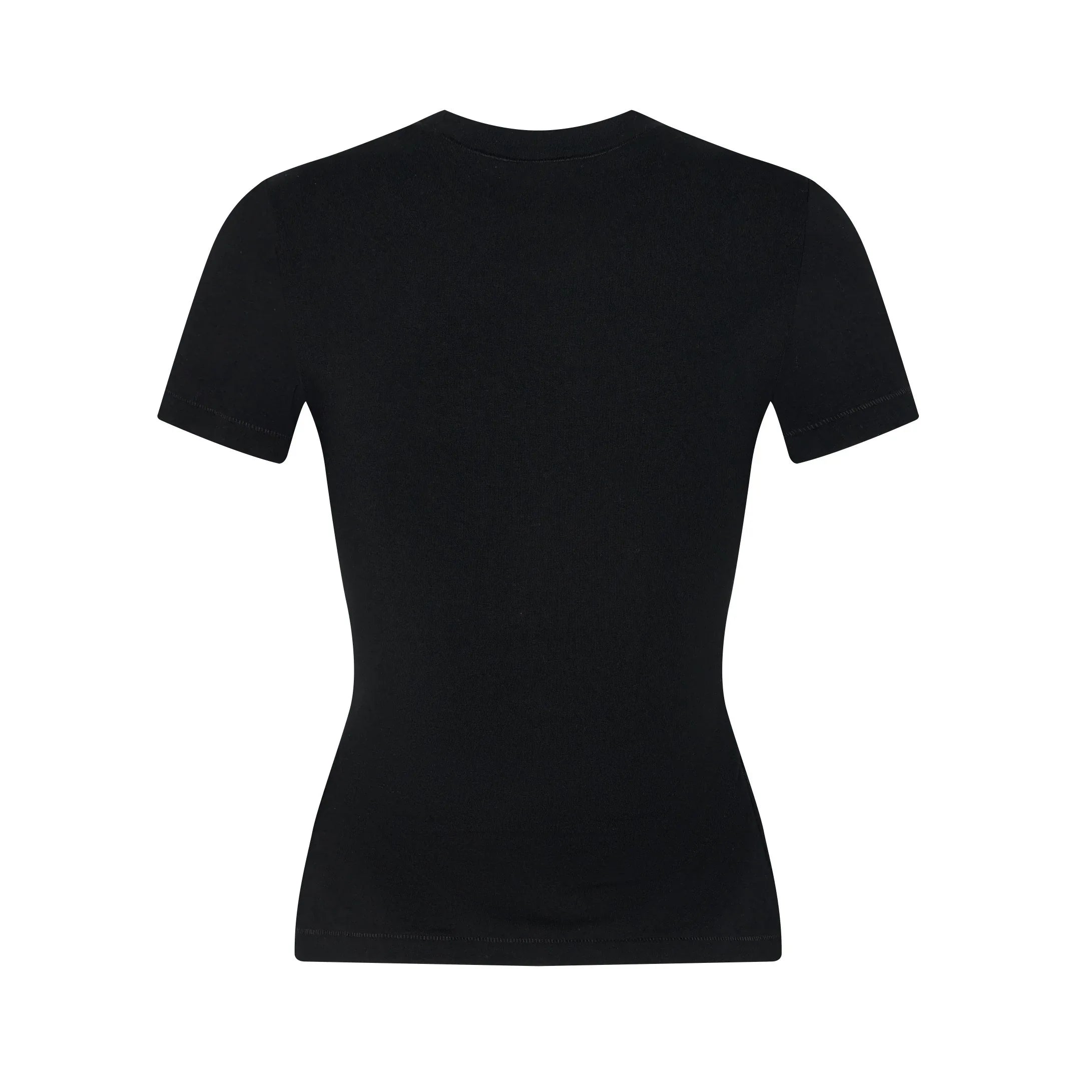 High-Stretch Cropped Fitted T-Shirt