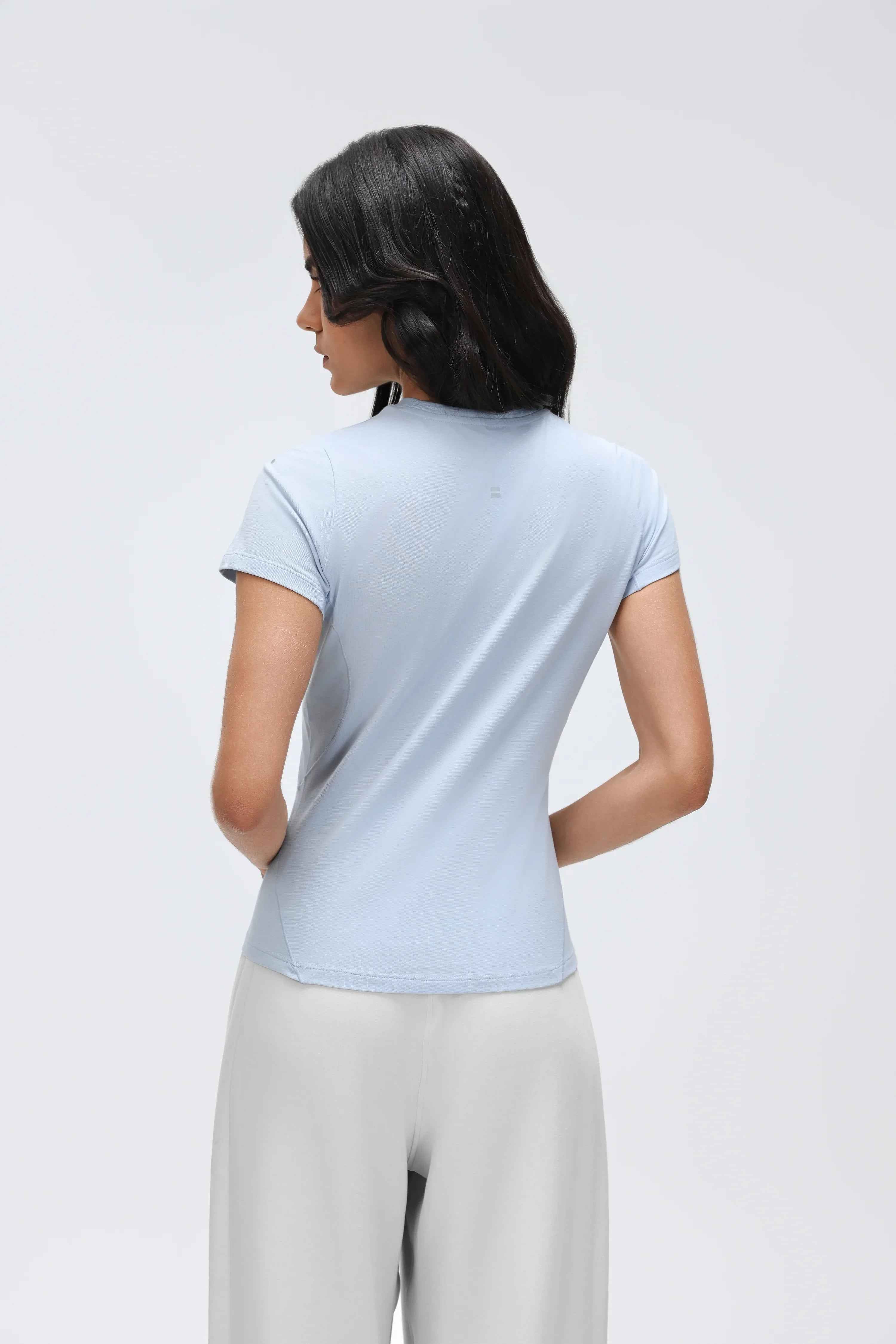 Breathable Round-Neck Fitness Tee