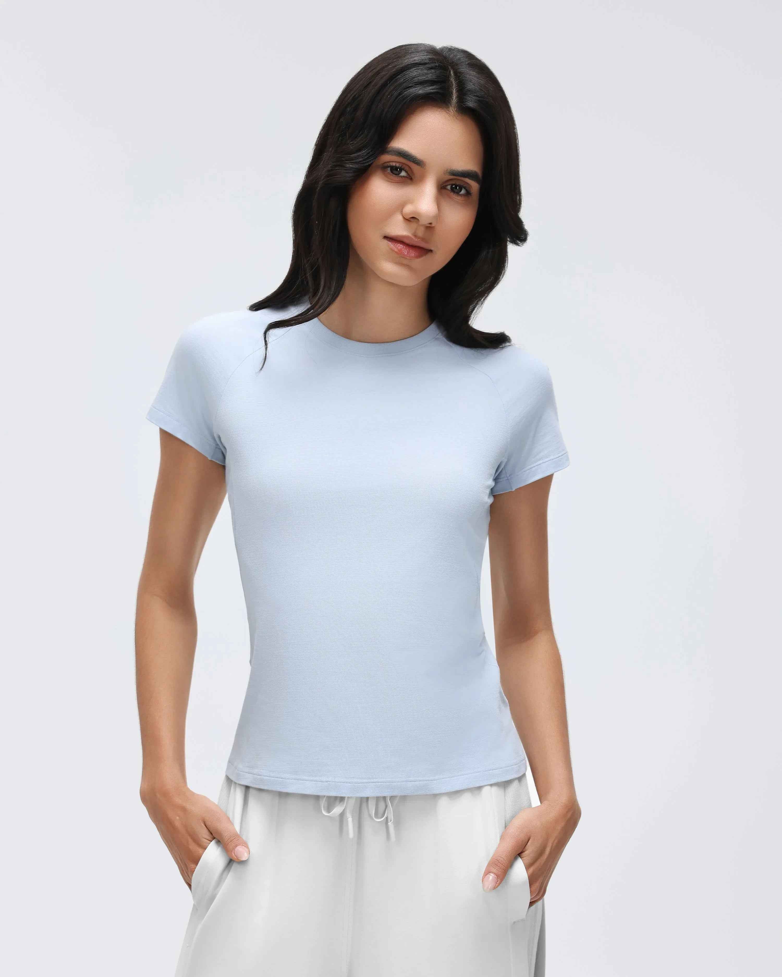 Breathable Round-Neck Fitness Tee