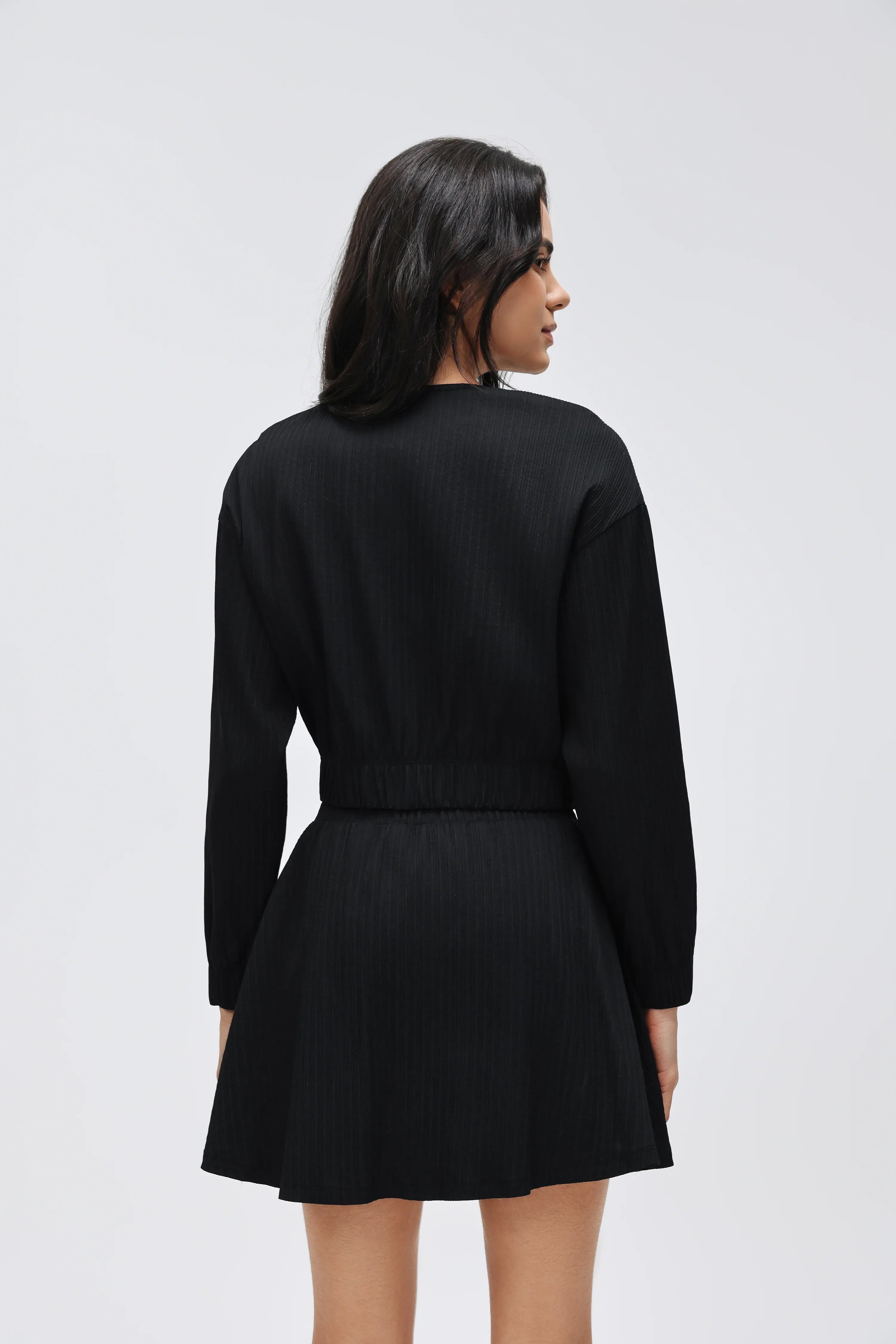 Cropped Full-Zip Workout Hoodie