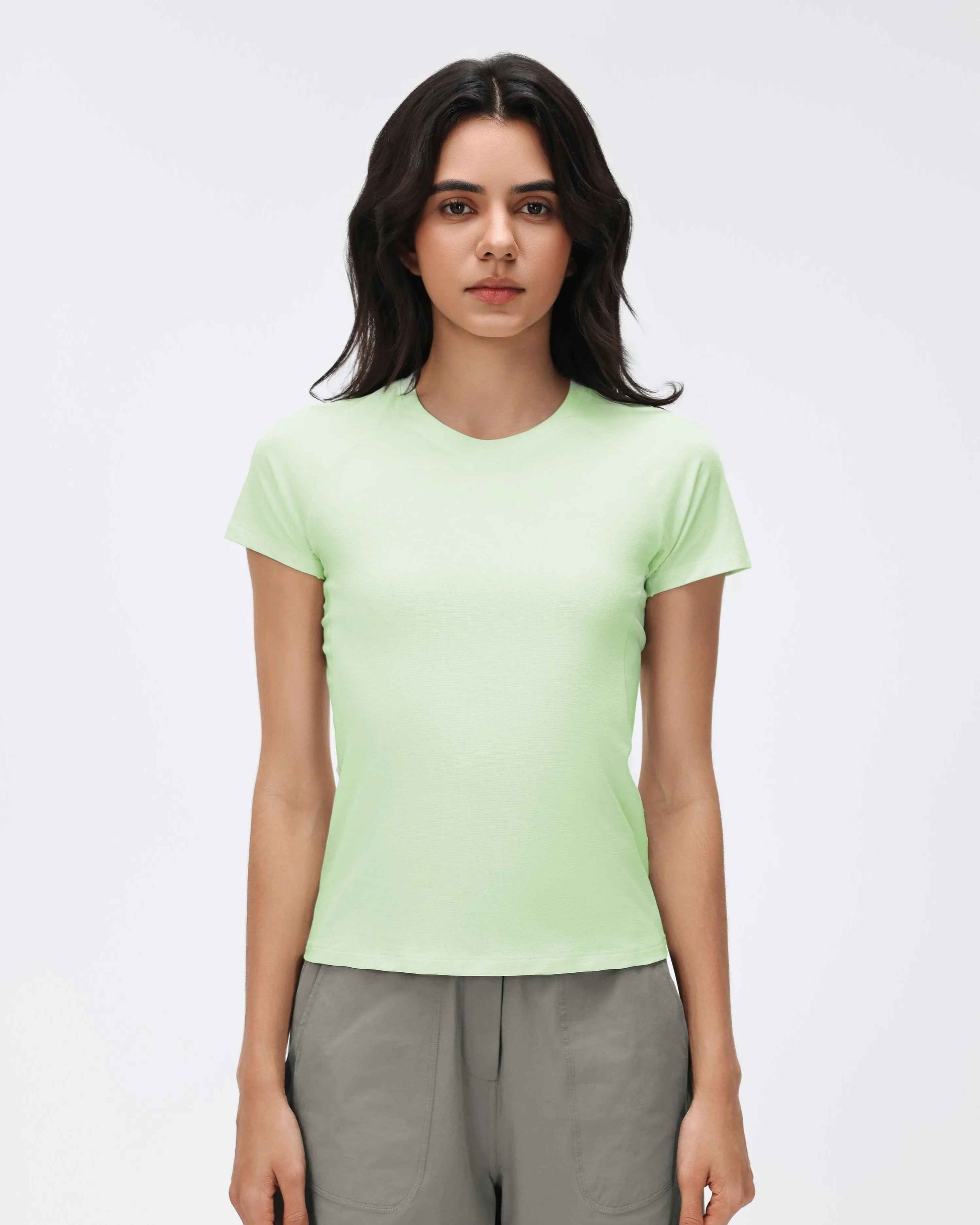 Breathable Round-Neck Fitness Tee