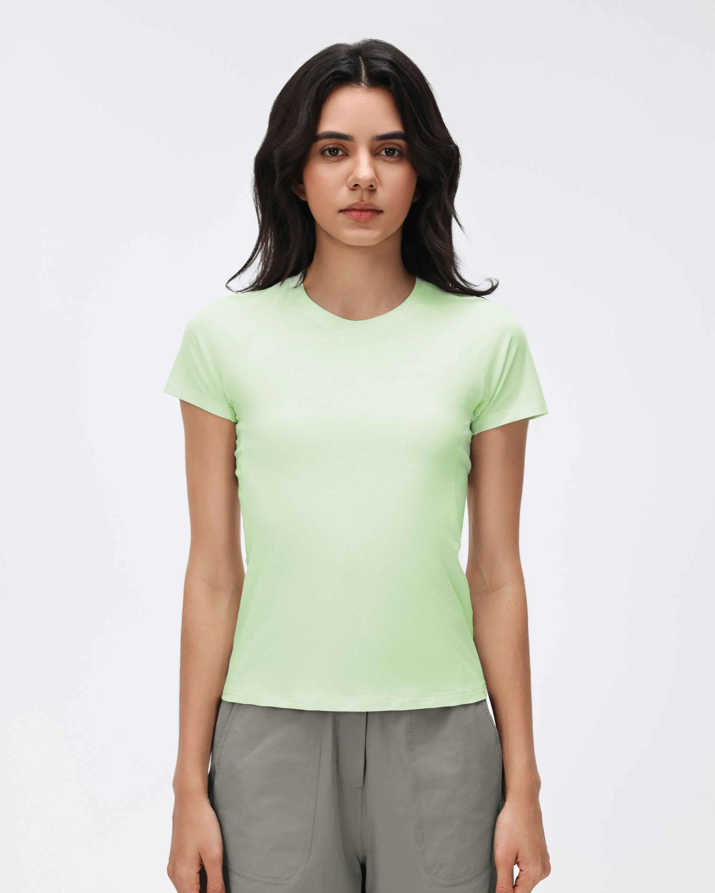 Breathable Round-Neck Fitness Tee