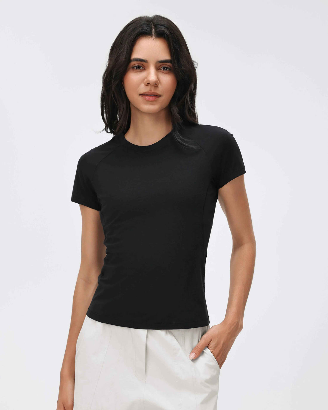 Breathable Round-Neck Fitness Tee