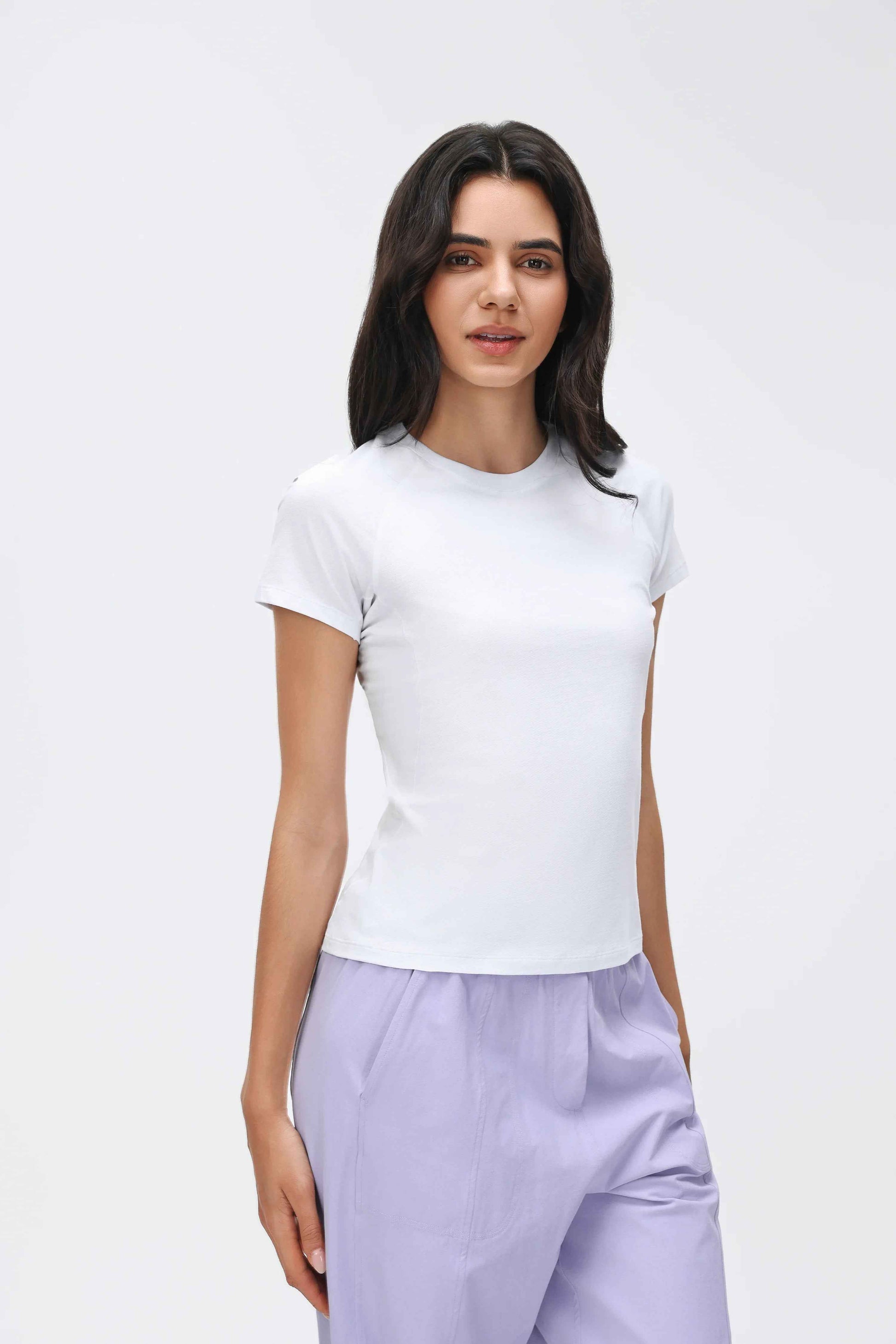 Breathable Round-Neck Fitness Tee