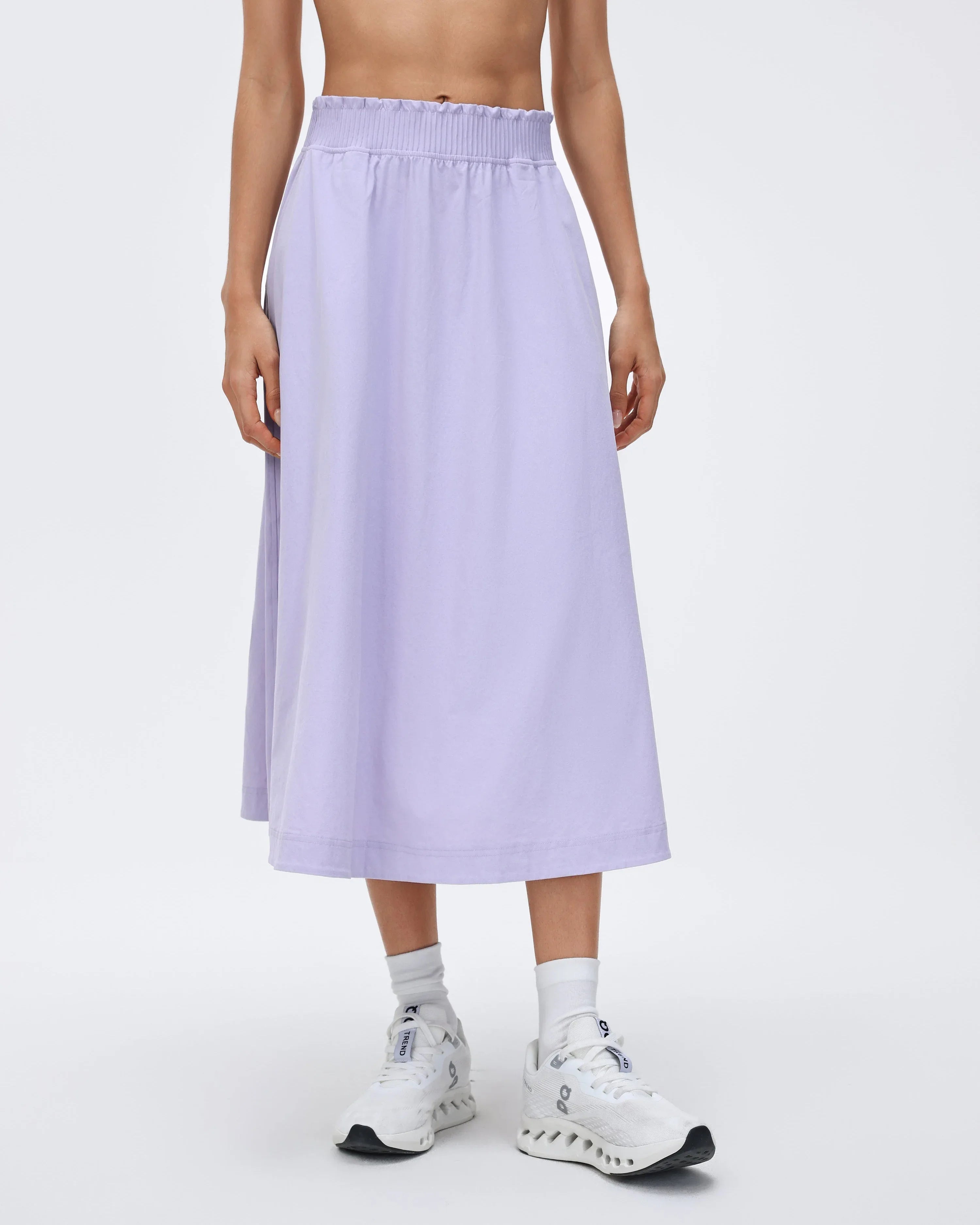 High-Waist A-Line Athletic Skirt