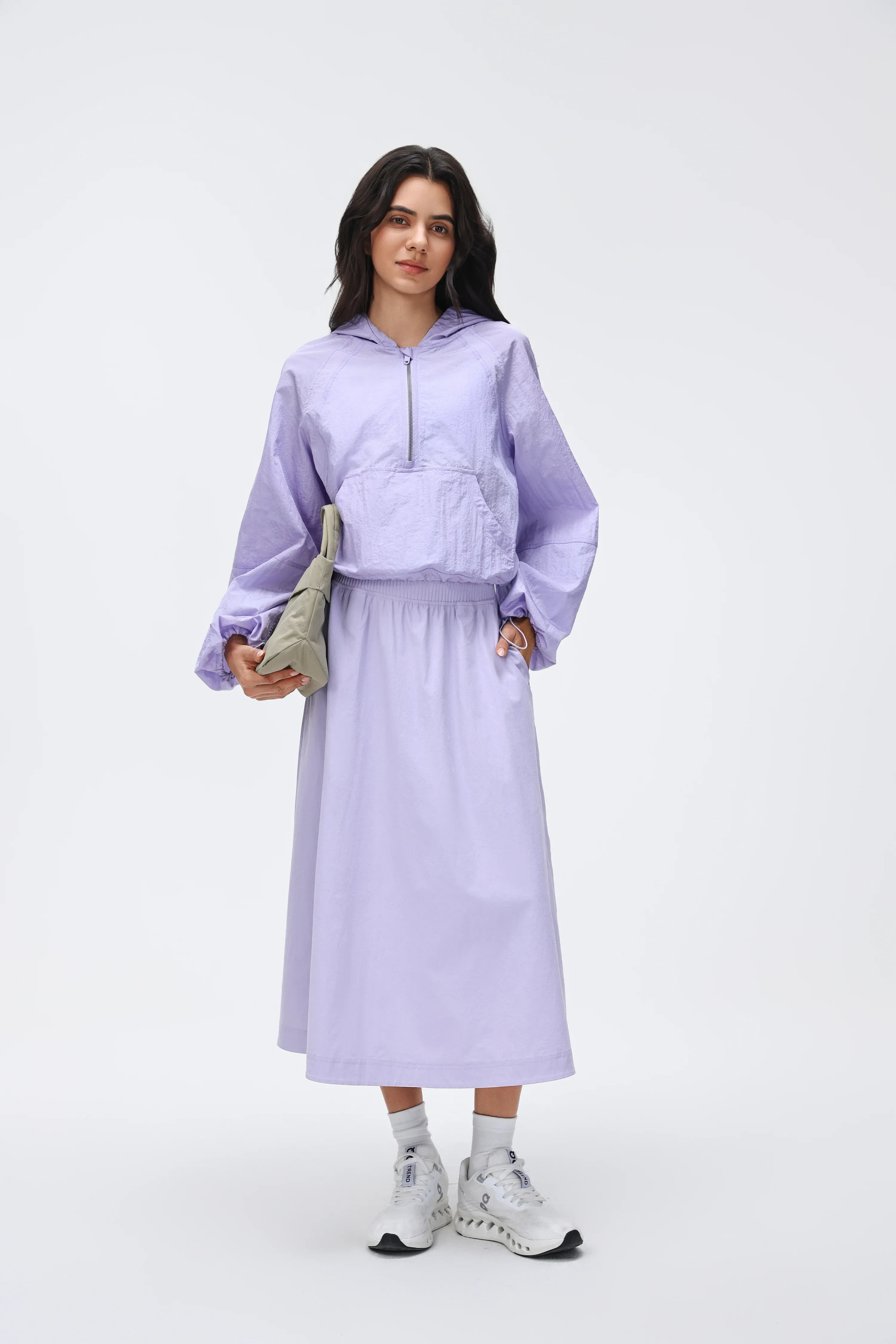 High-Waist A-Line Athletic Skirt