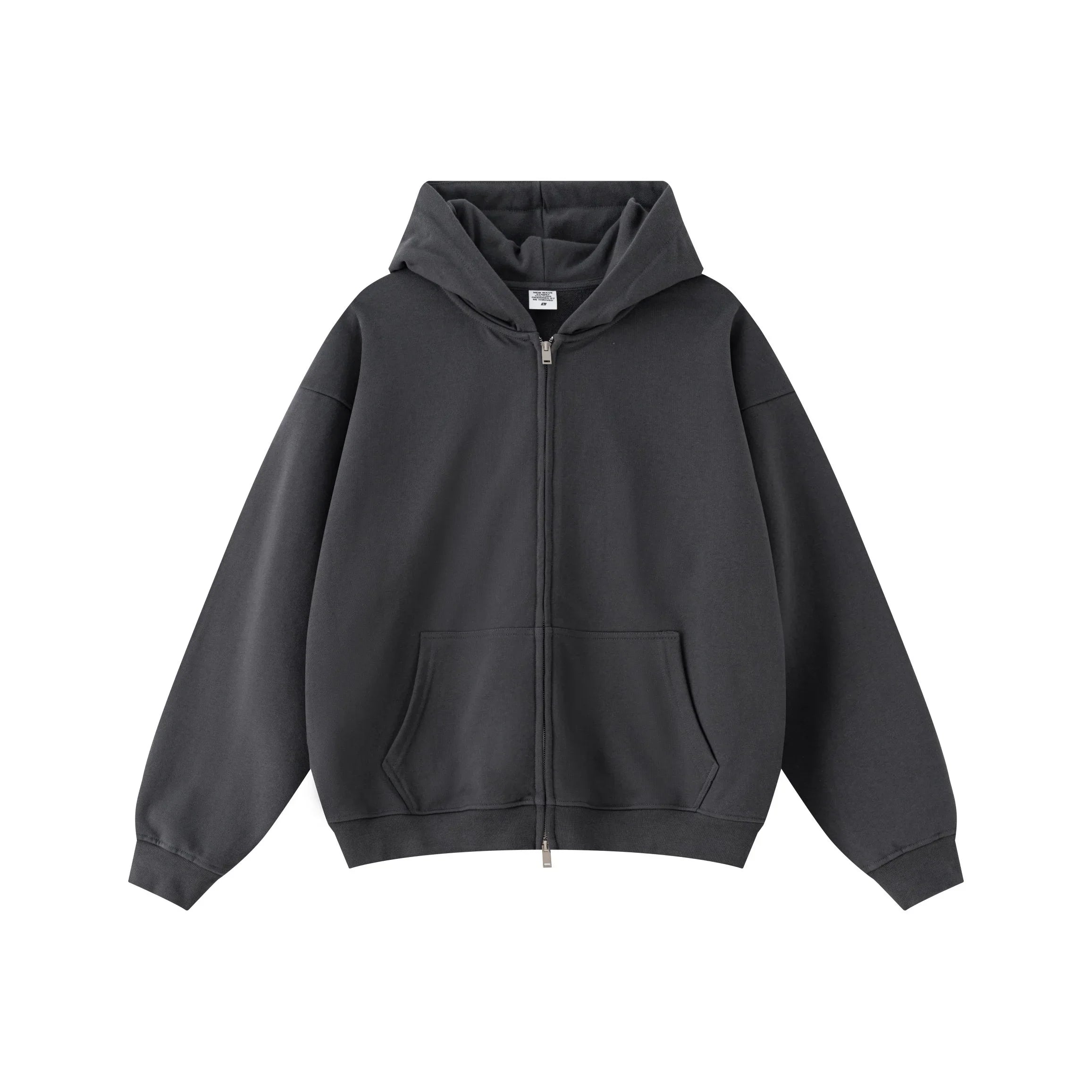 Double Zipper Oversized Hoodie